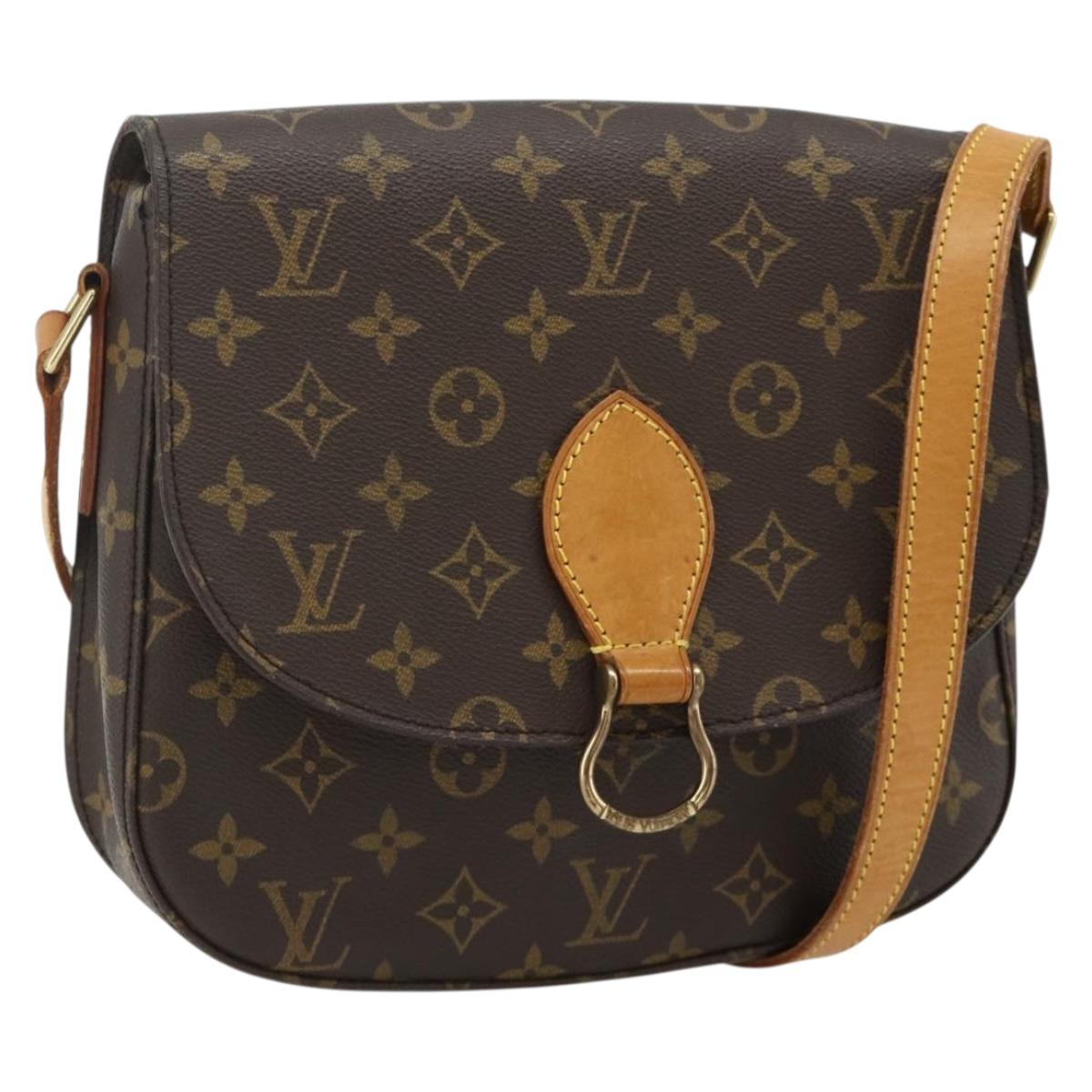 LOUIS VUITTON Monogram Saint Cloud GM Shoulder Bag M51242 LV Auth 177092A