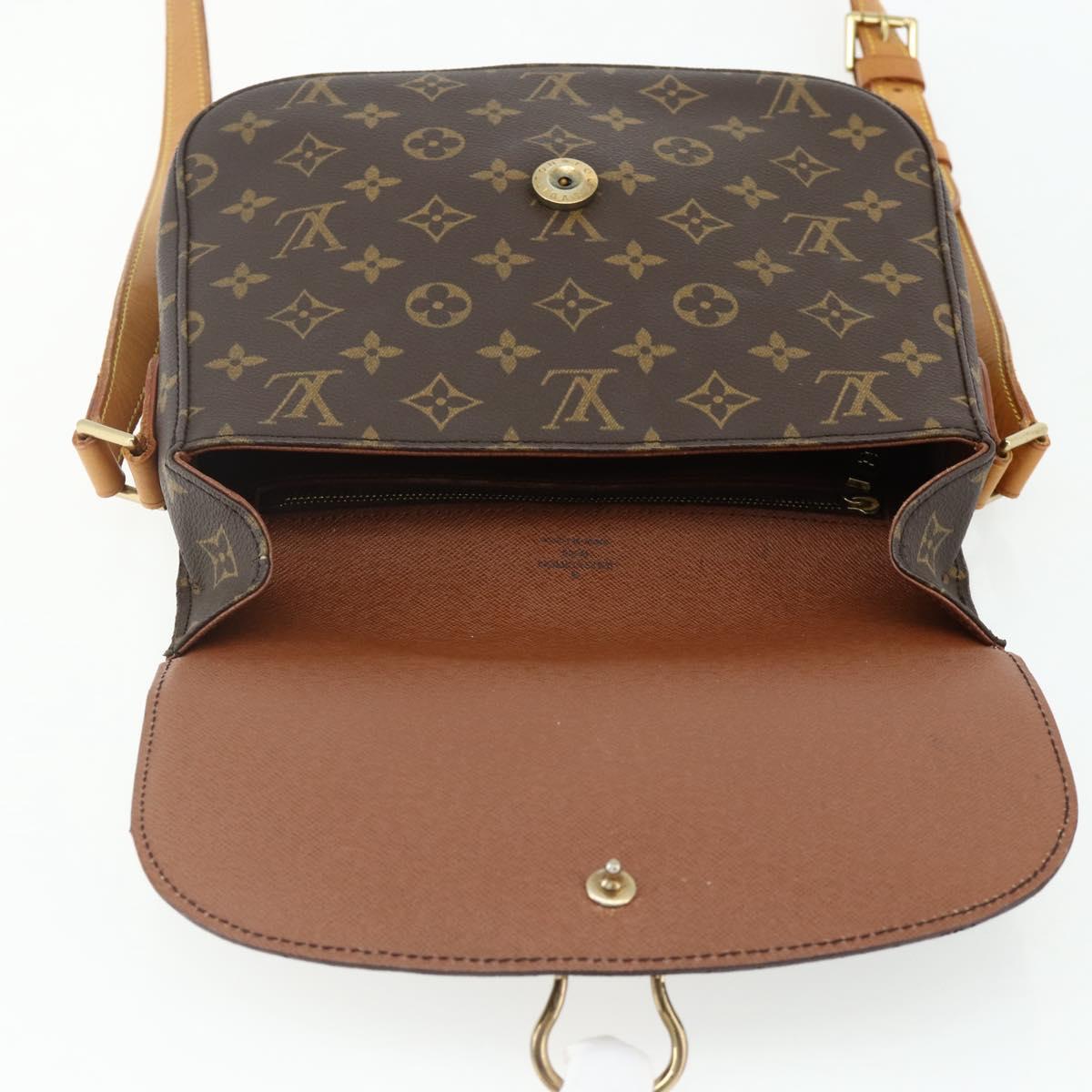 LOUIS VUITTON Monogram Saint Cloud GM Shoulder Bag M51242 LV Auth 177092A