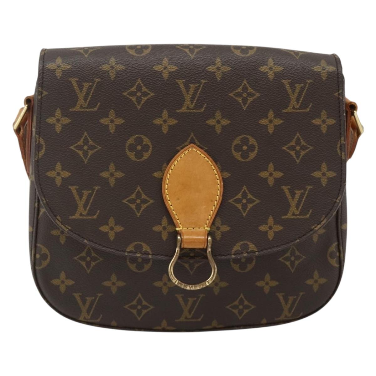 LOUIS VUITTON Monogram Saint Cloud GM Shoulder Bag M51242 LV Auth 177092A