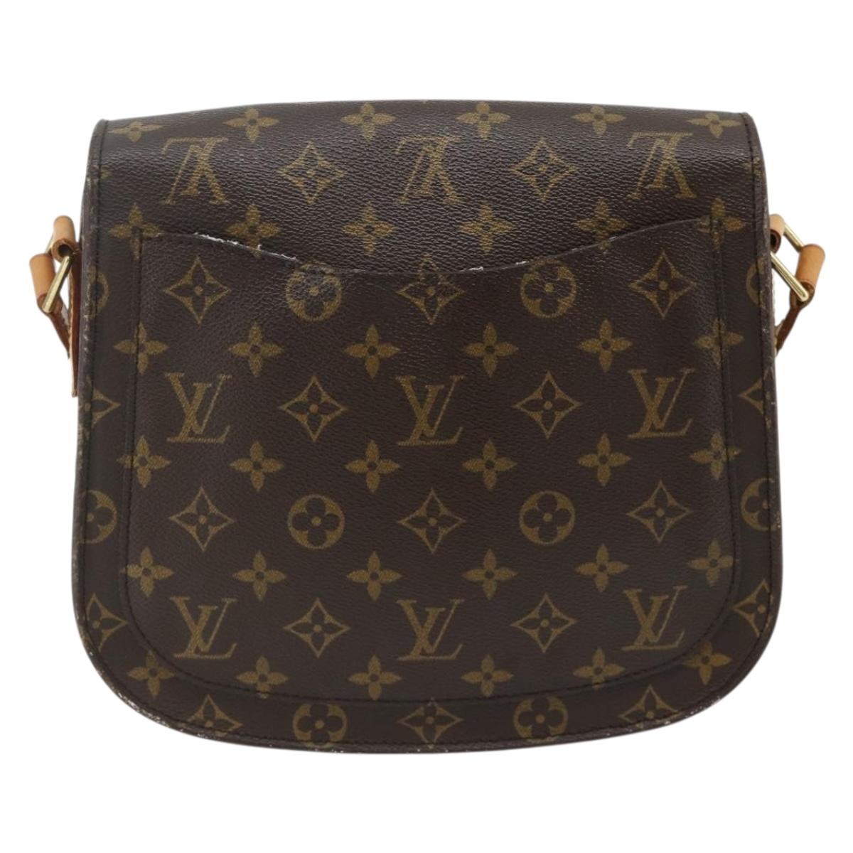 LOUIS VUITTON Monogram Saint Cloud GM Shoulder Bag M51242 LV Auth 177092A