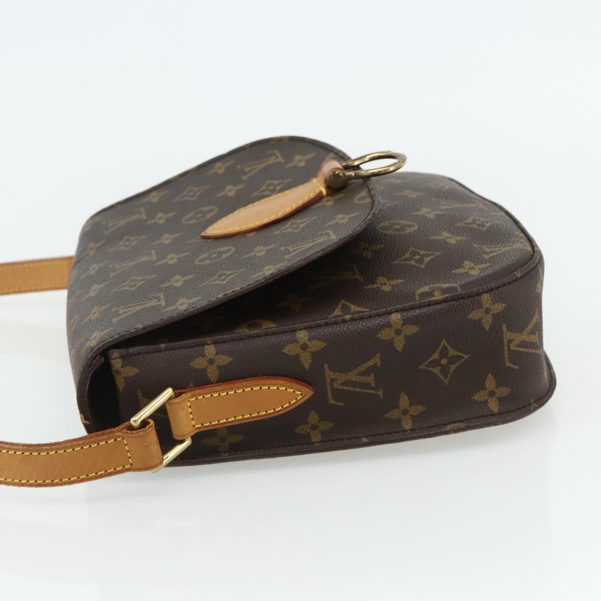 LOUIS VUITTON Monogram Saint Cloud GM Shoulder Bag M51242 LV Auth 177092A