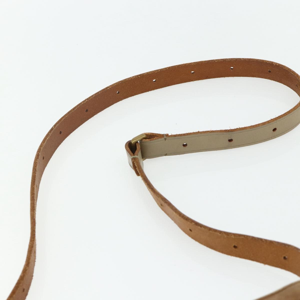 BOTTEGA VENETA INTRECCIATO Shoulder Bag Leather Beige 170022 Auth 177097