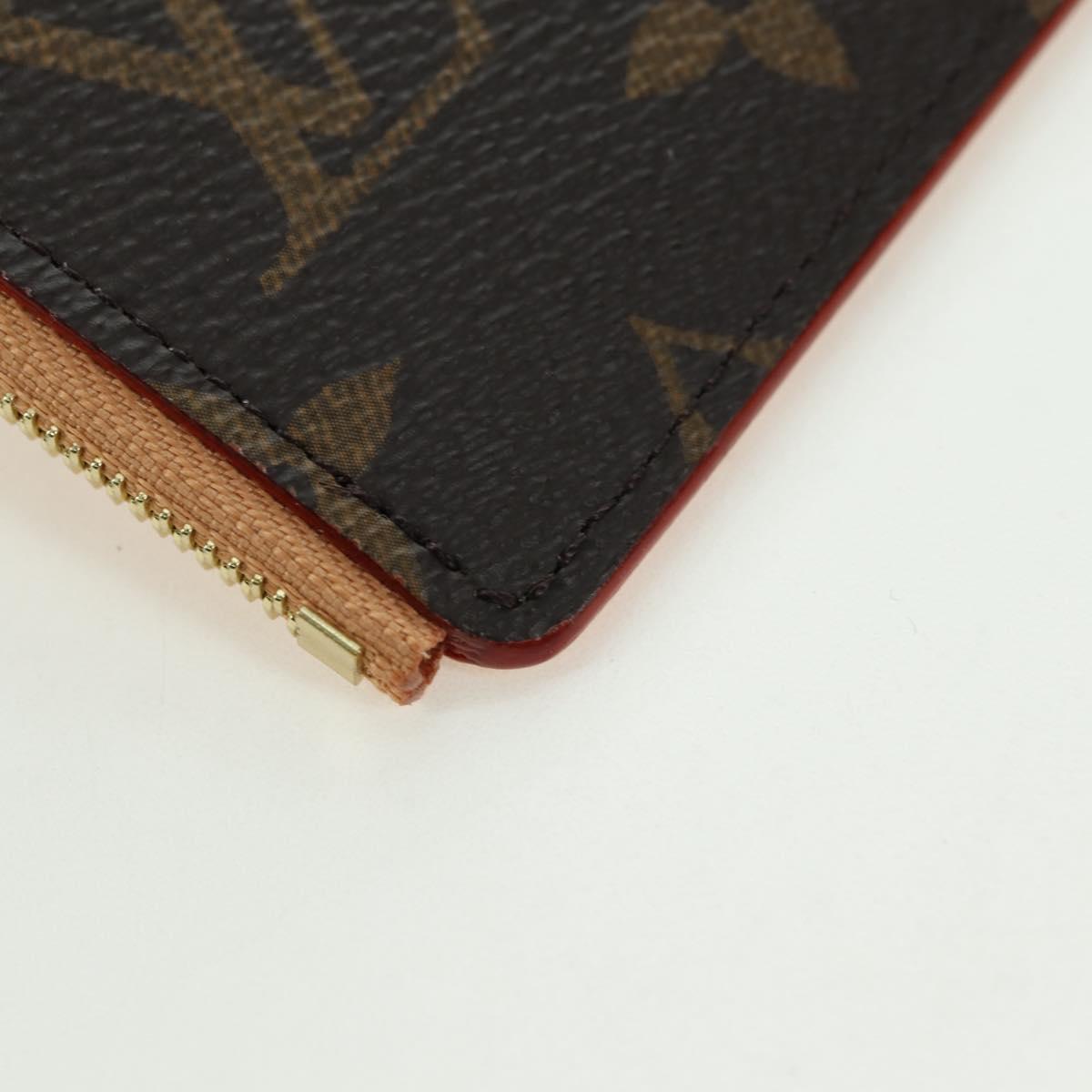 LOUIS VUITTON Monogram Porte Cartes LV Tape Card Case M14066 LV Auth 177098SM