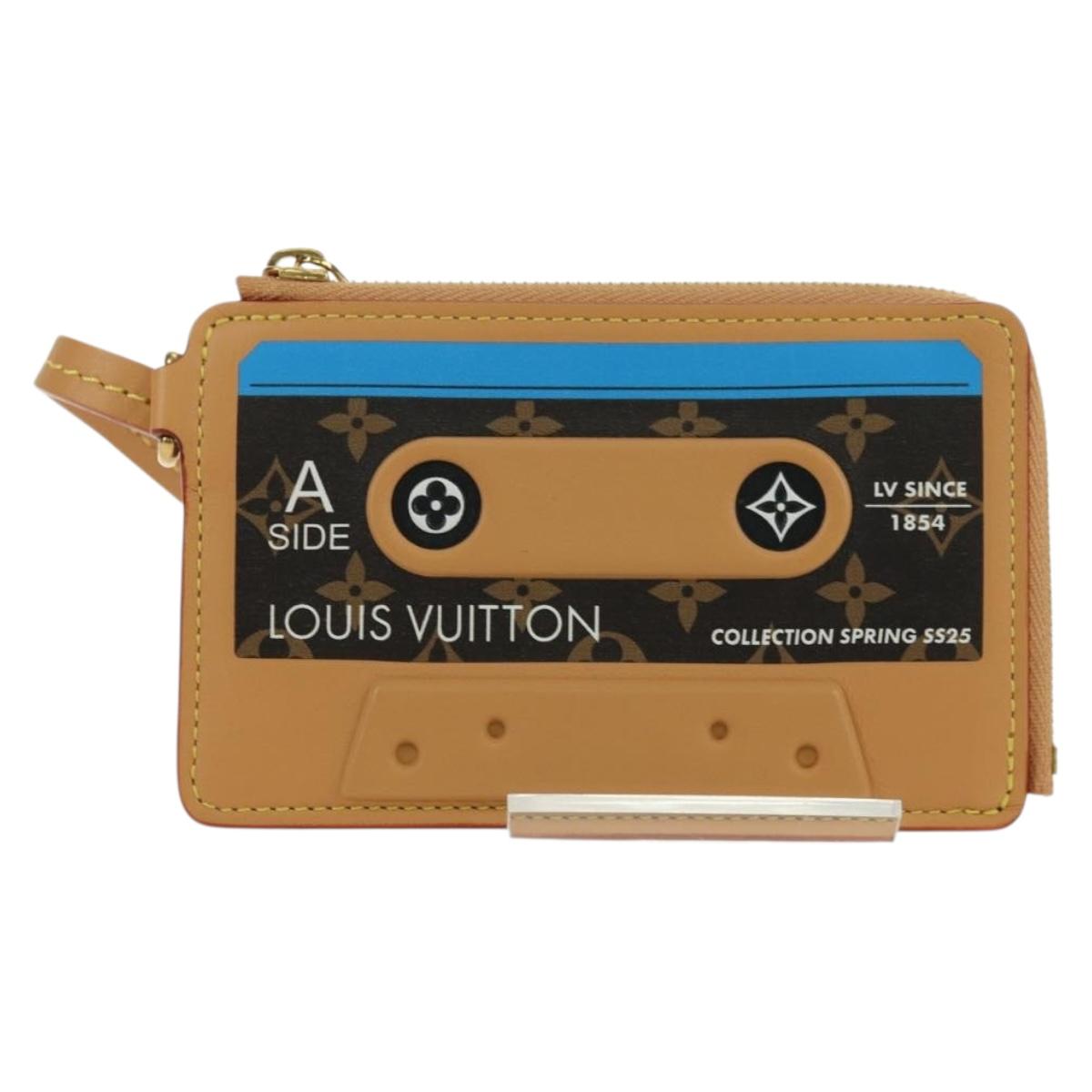 LOUIS VUITTON Monogram Porte Cartes LV Tape Card Case M14066 LV Auth 177098SM