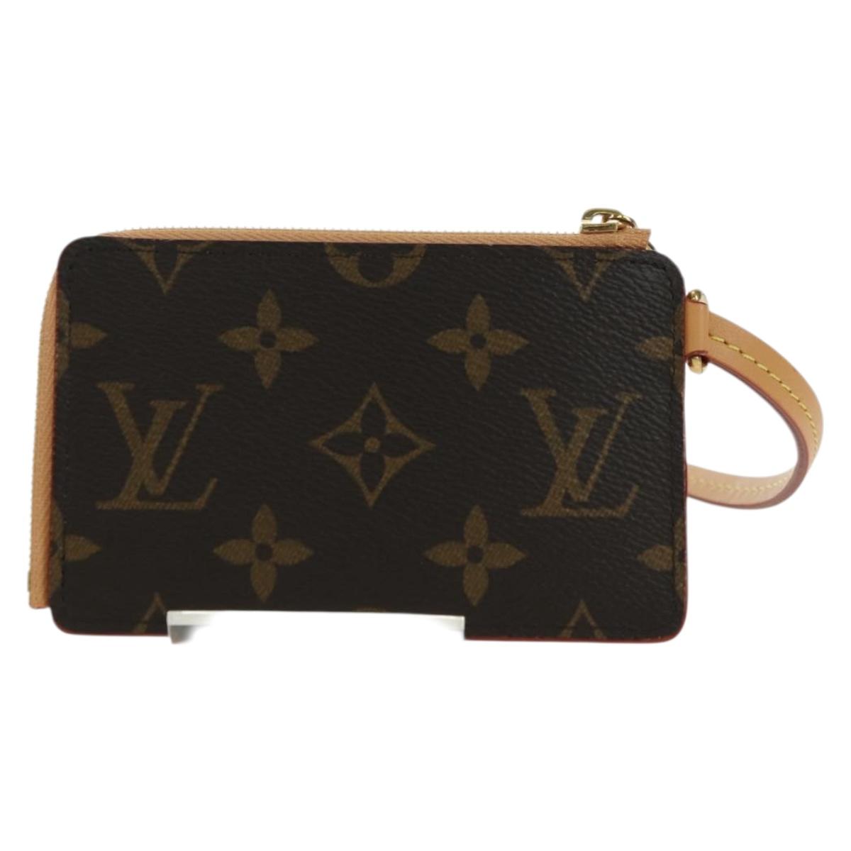 LOUIS VUITTON Monogram Porte Cartes LV Tape Card Case M14066 LV Auth 177098SM