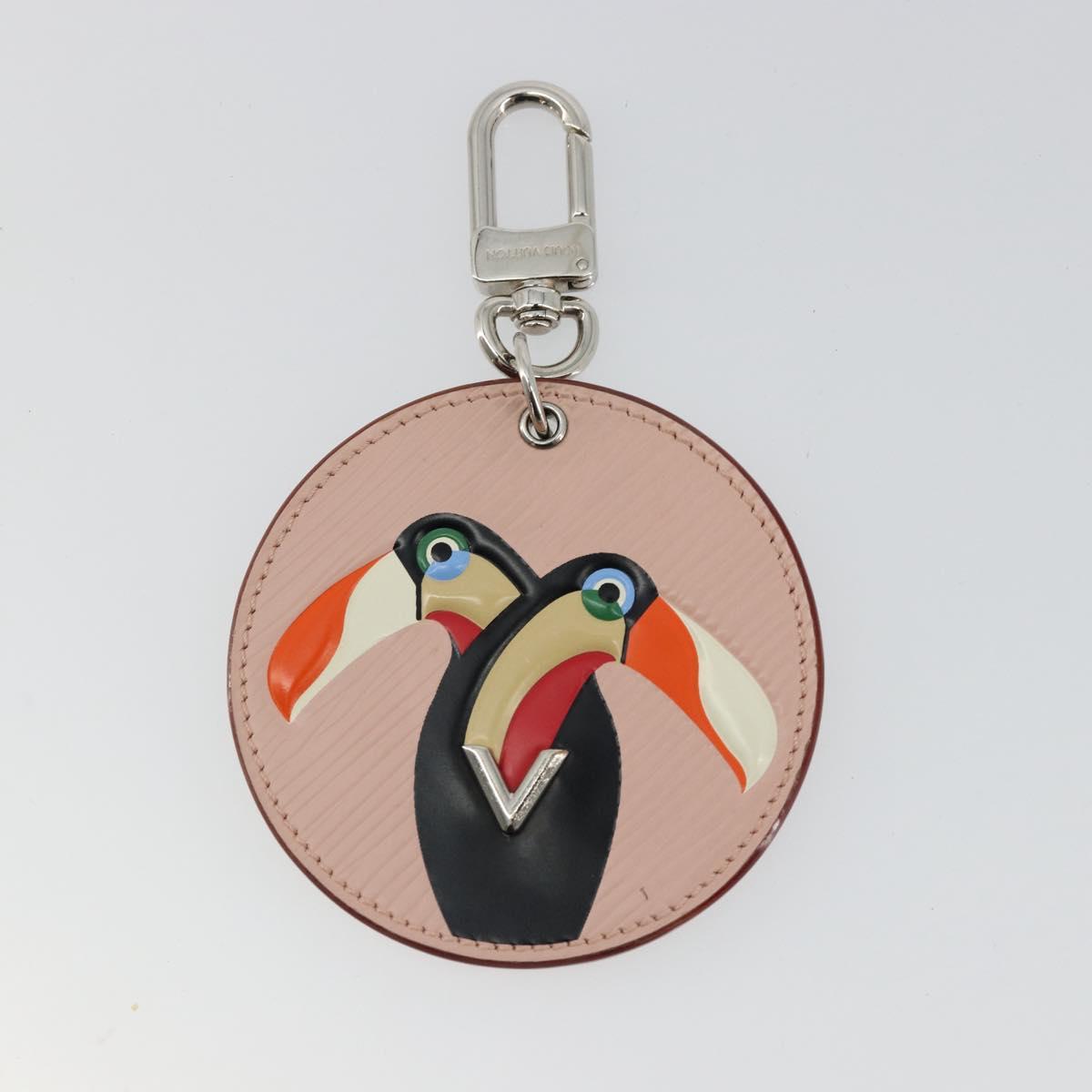 LOUIS VUITTON Epi Exotic Birds Charm Pink M67186 LV Auth 177102A