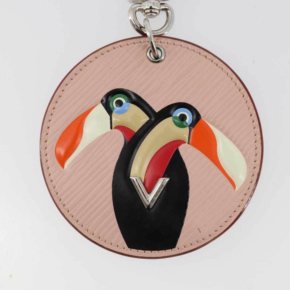 LOUIS VUITTON Epi Exotic Birds Charm Pink M67186 LV Auth 177102A