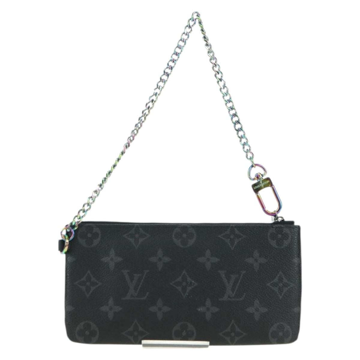 LOUIS VUITTON Monogram Eclipse Fragment iPhone Case M64449 LV Auth 177105M