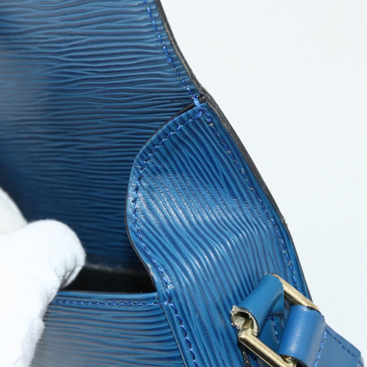 LOUIS VUITTON Epi Saint Cloud PM Shoulder Bag Blue M52195 LV Auth 177143A