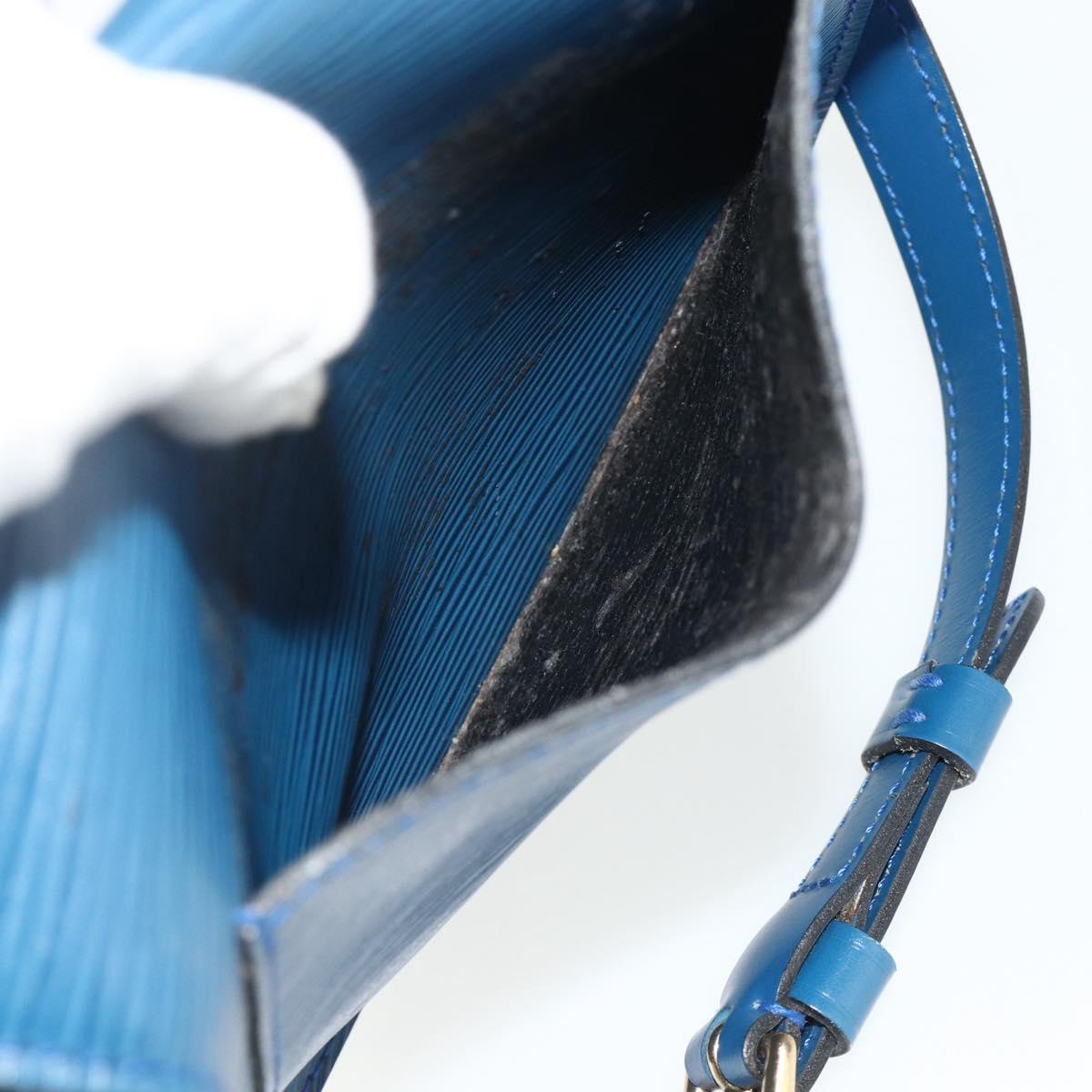 LOUIS VUITTON Epi Saint Cloud PM Shoulder Bag Blue M52195 LV Auth 177143A