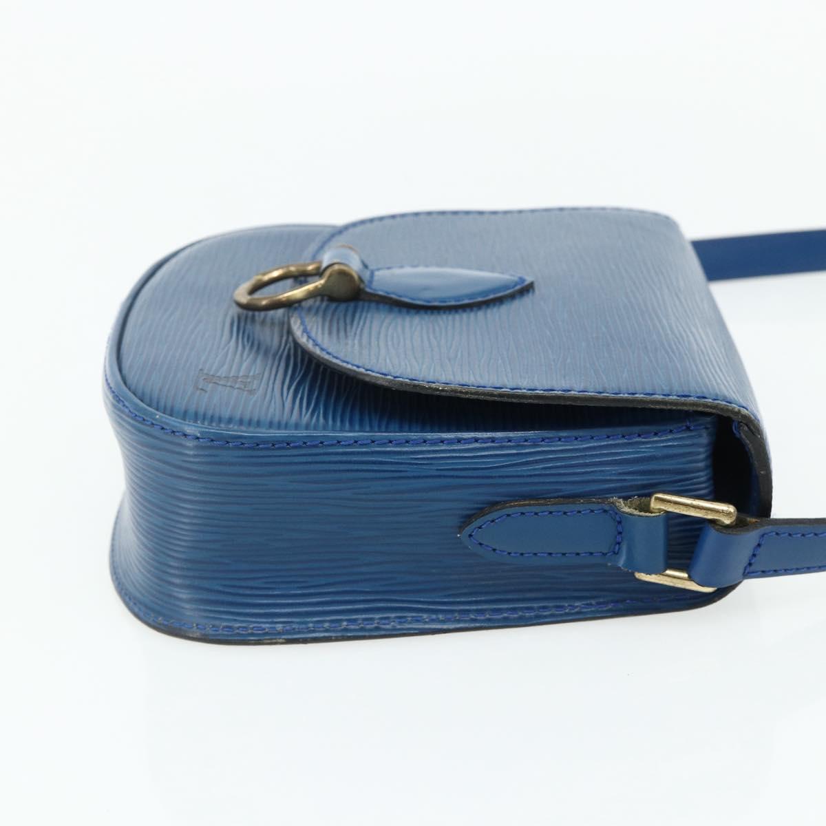 LOUIS VUITTON Epi Saint Cloud PM Shoulder Bag Blue M52195 LV Auth 177143A