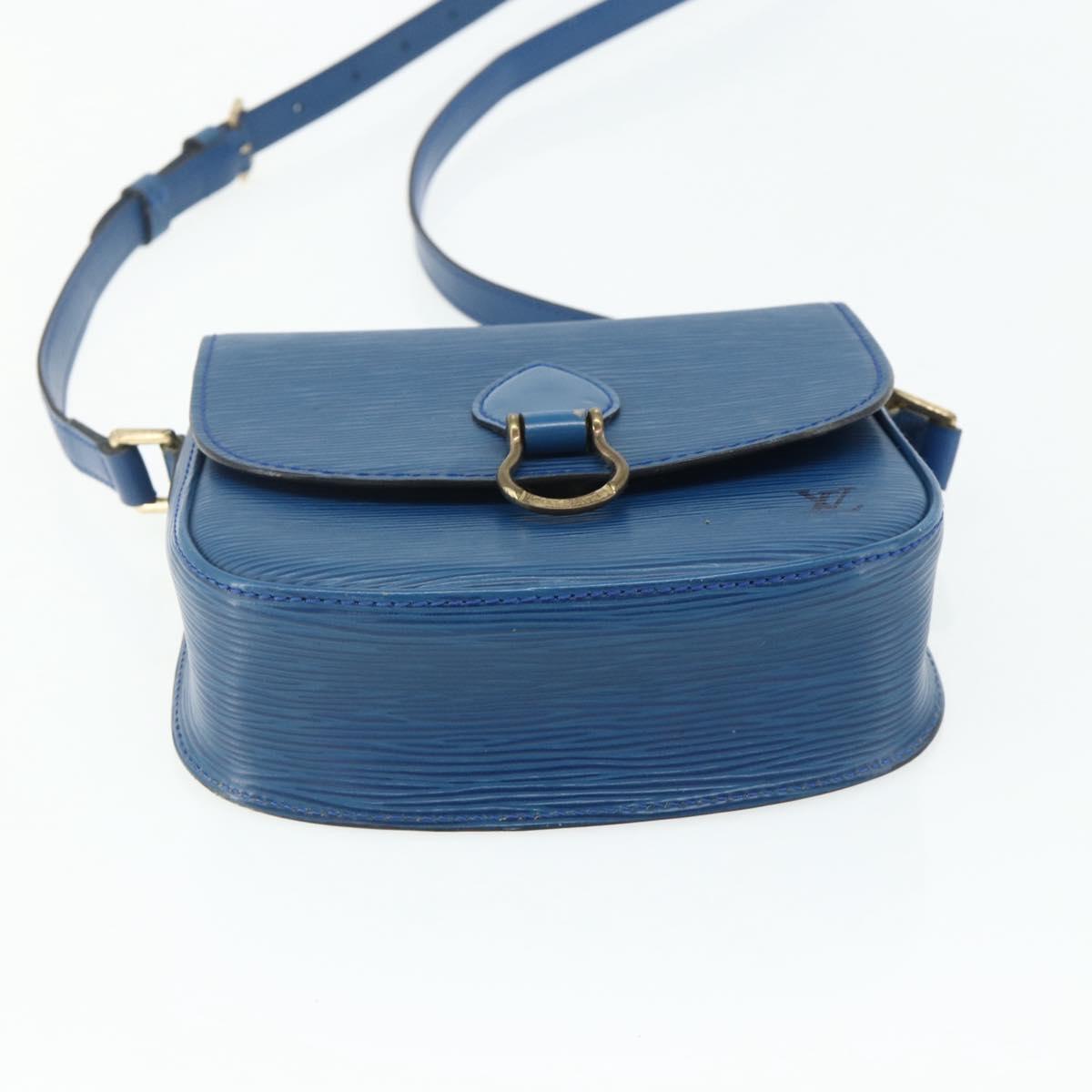 LOUIS VUITTON Epi Saint Cloud PM Shoulder Bag Blue M52195 LV Auth 177143A
