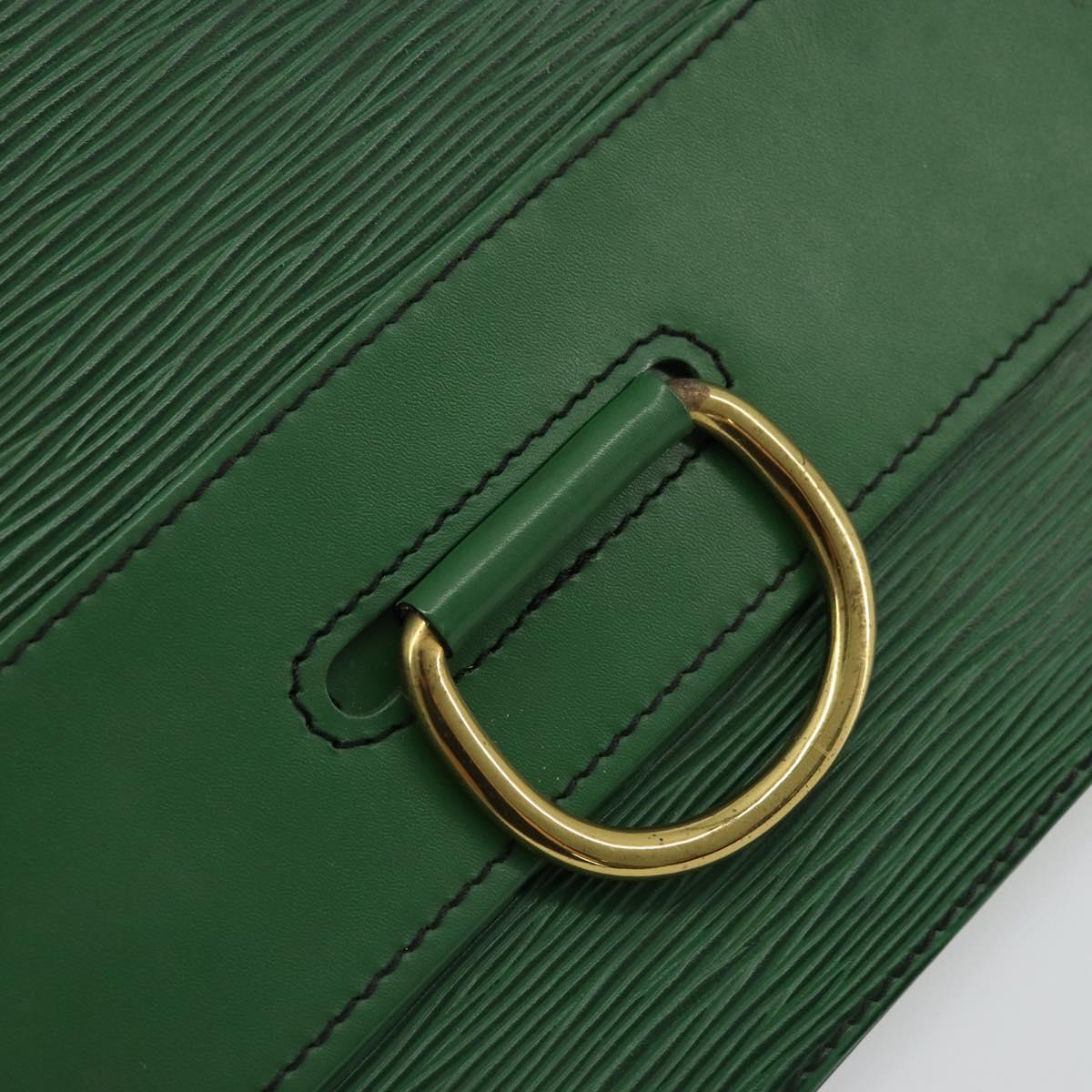 LOUIS VUITTON Epi Jena Clutch Bag Green M52724 LV Auth 177164A