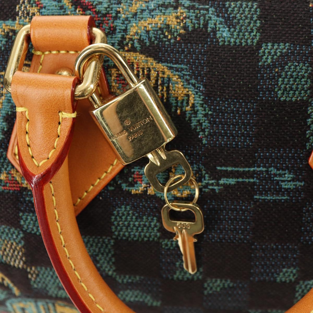 LOUIS VUITTON Damier Palm Tree Speedy Bandouliere 25 Bag N00225 LV Auth 177167SM