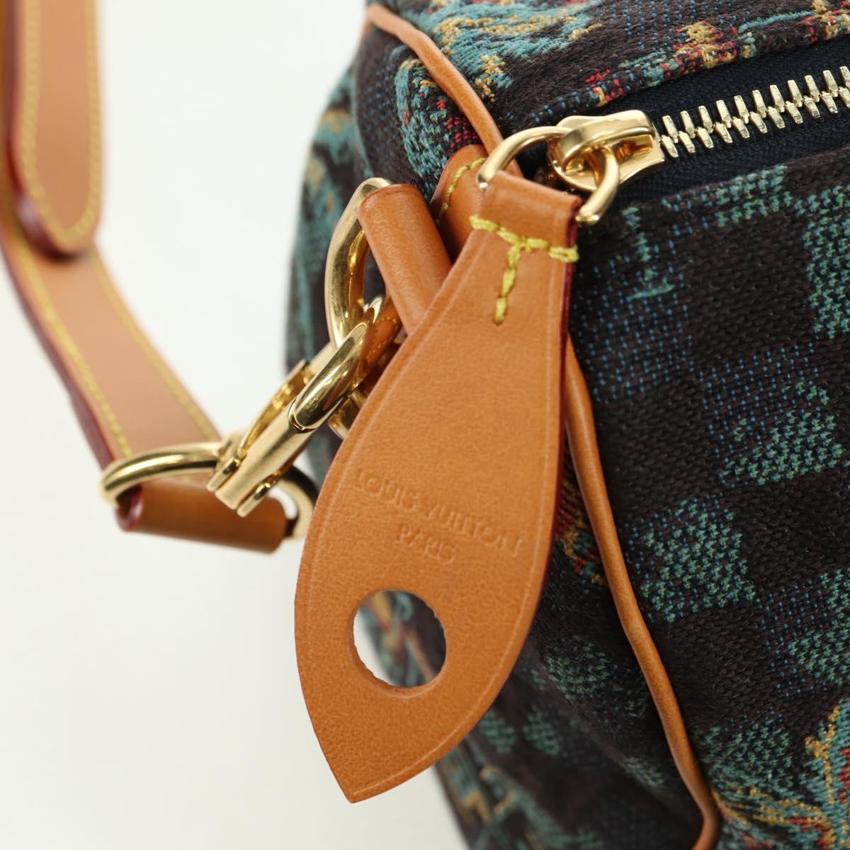 LOUIS VUITTON Damier Palm Tree Speedy Bandouliere 25 Bag N00225 LV Auth 177167SM