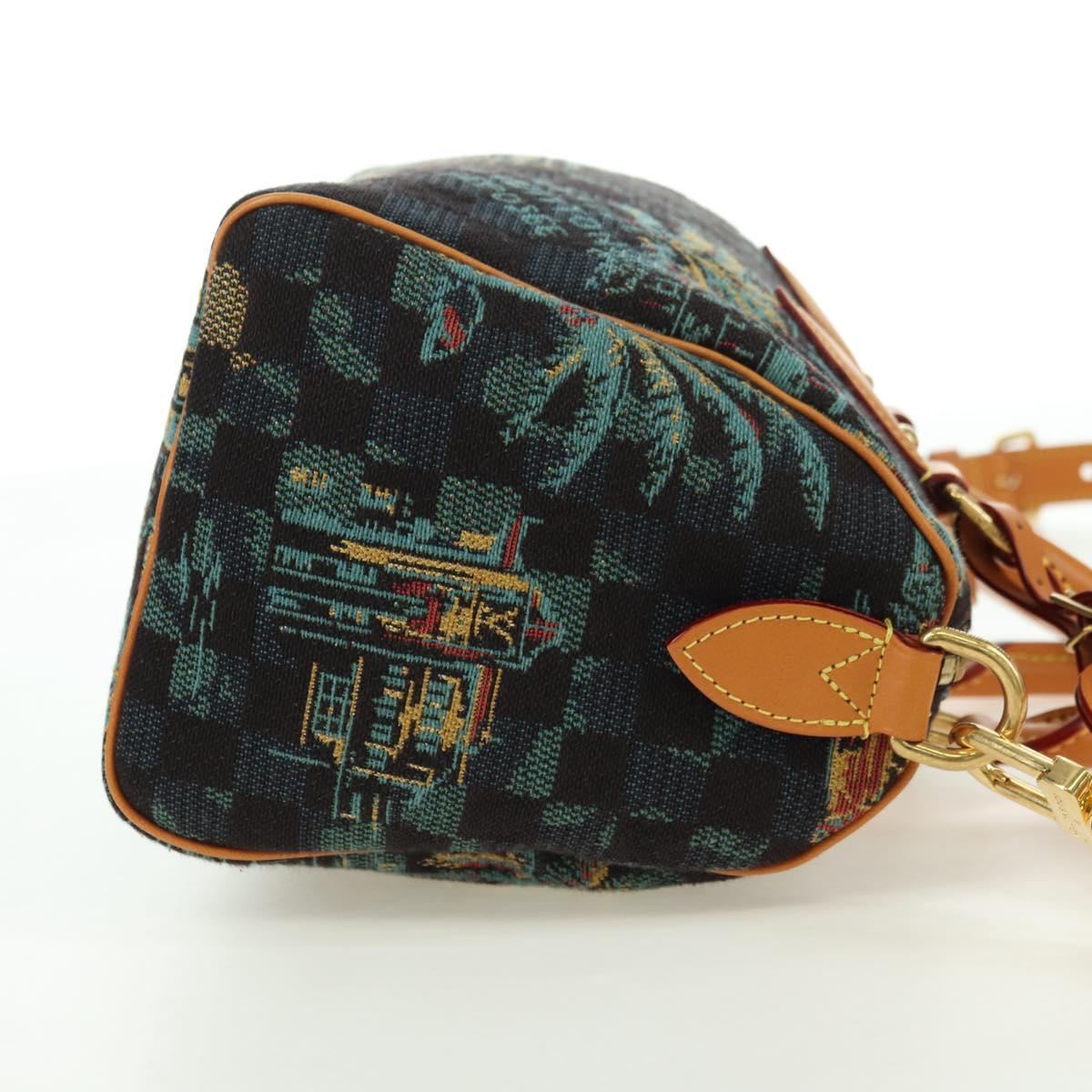 LOUIS VUITTON Damier Palm Tree Speedy Bandouliere 25 Bag N00225 LV Auth 177167SM