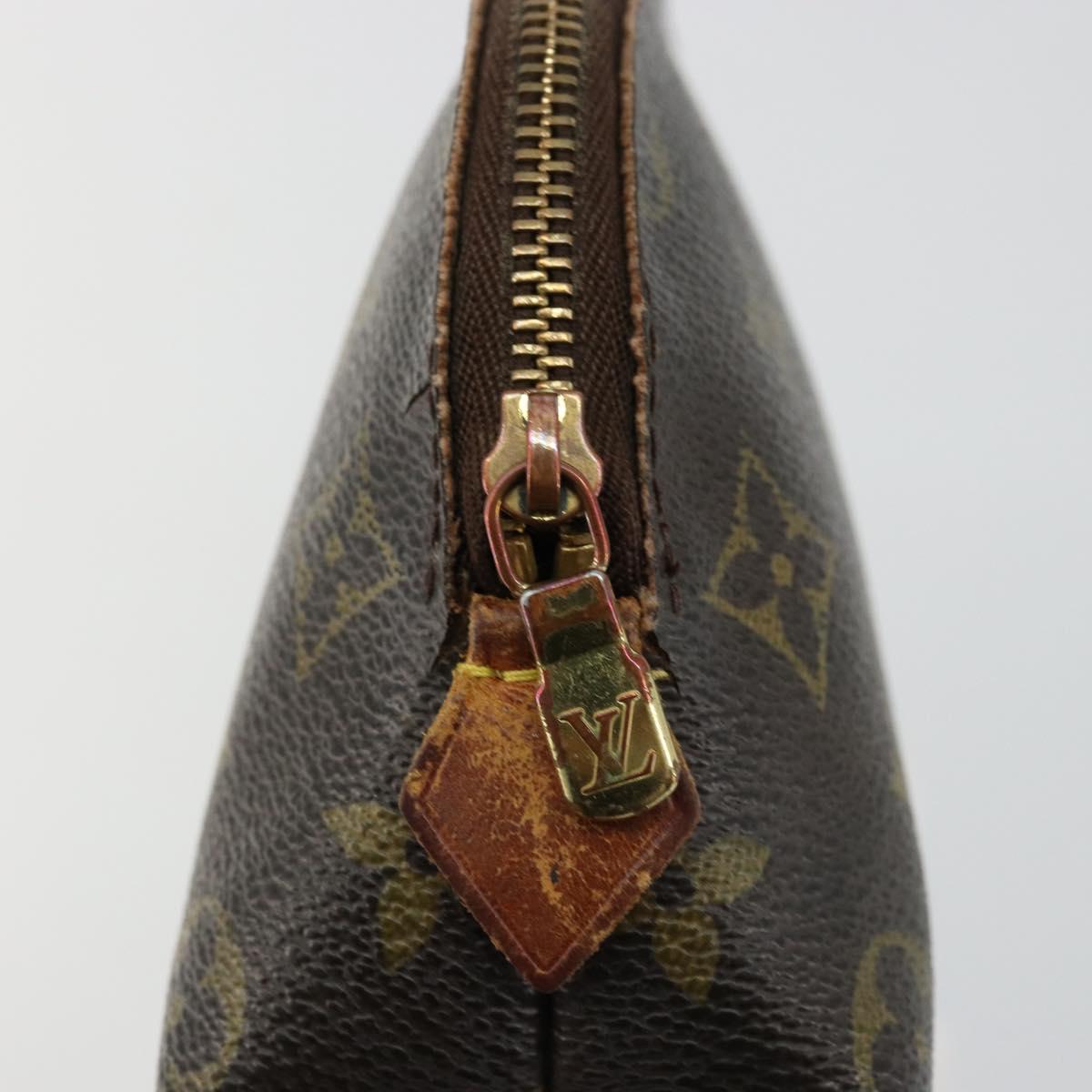 LOUIS VUITTON Monogram Pochette Cosmetic PM Pouch M43998 LV Auth 177168