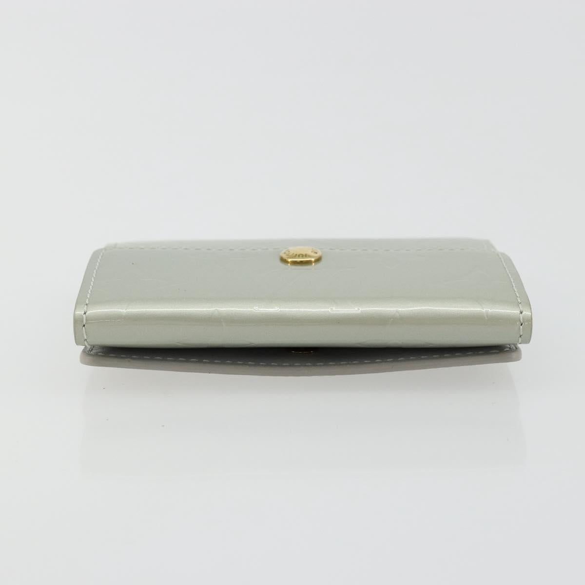 LOUIS VUITTON Monogram Vernis Ludlow Coin Purse Gris M91161 LV Auth 177170A