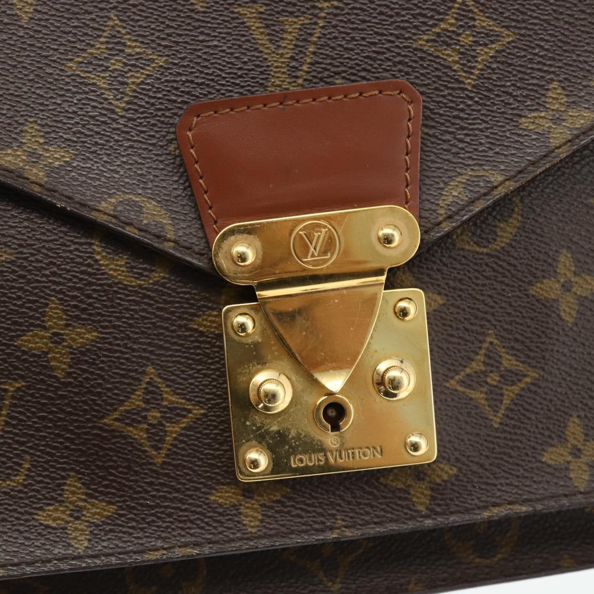 LOUIS VUITTON Monogram Monceau 28 Hand Bag M51185 LV Auth 177198