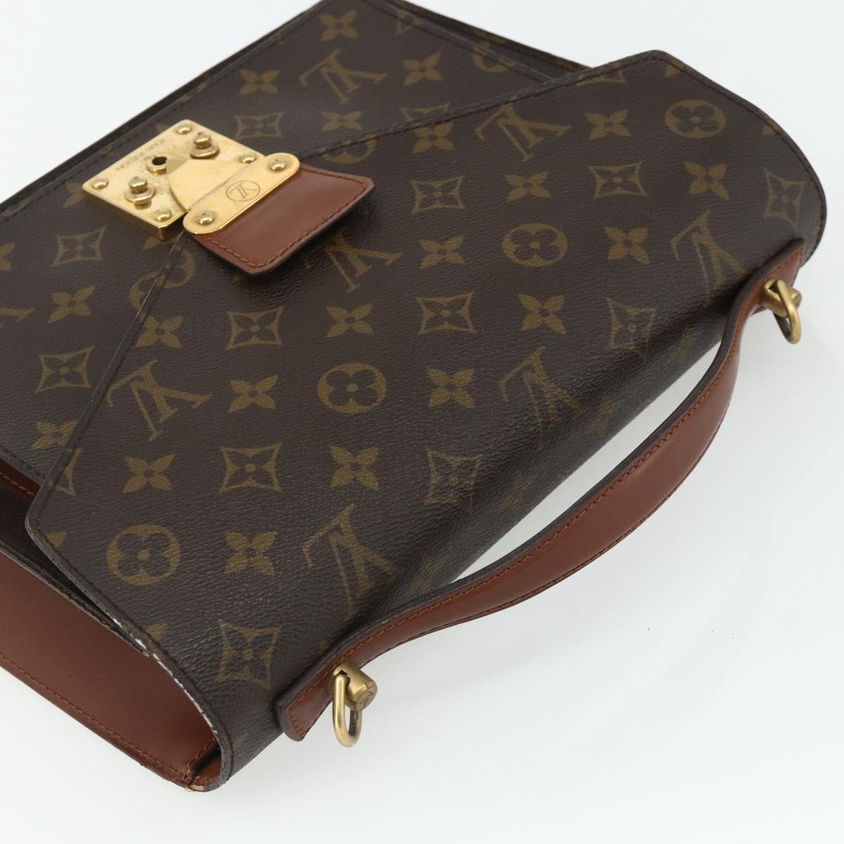 LOUIS VUITTON Monogram Monceau 28 Hand Bag M51185 LV Auth 177198