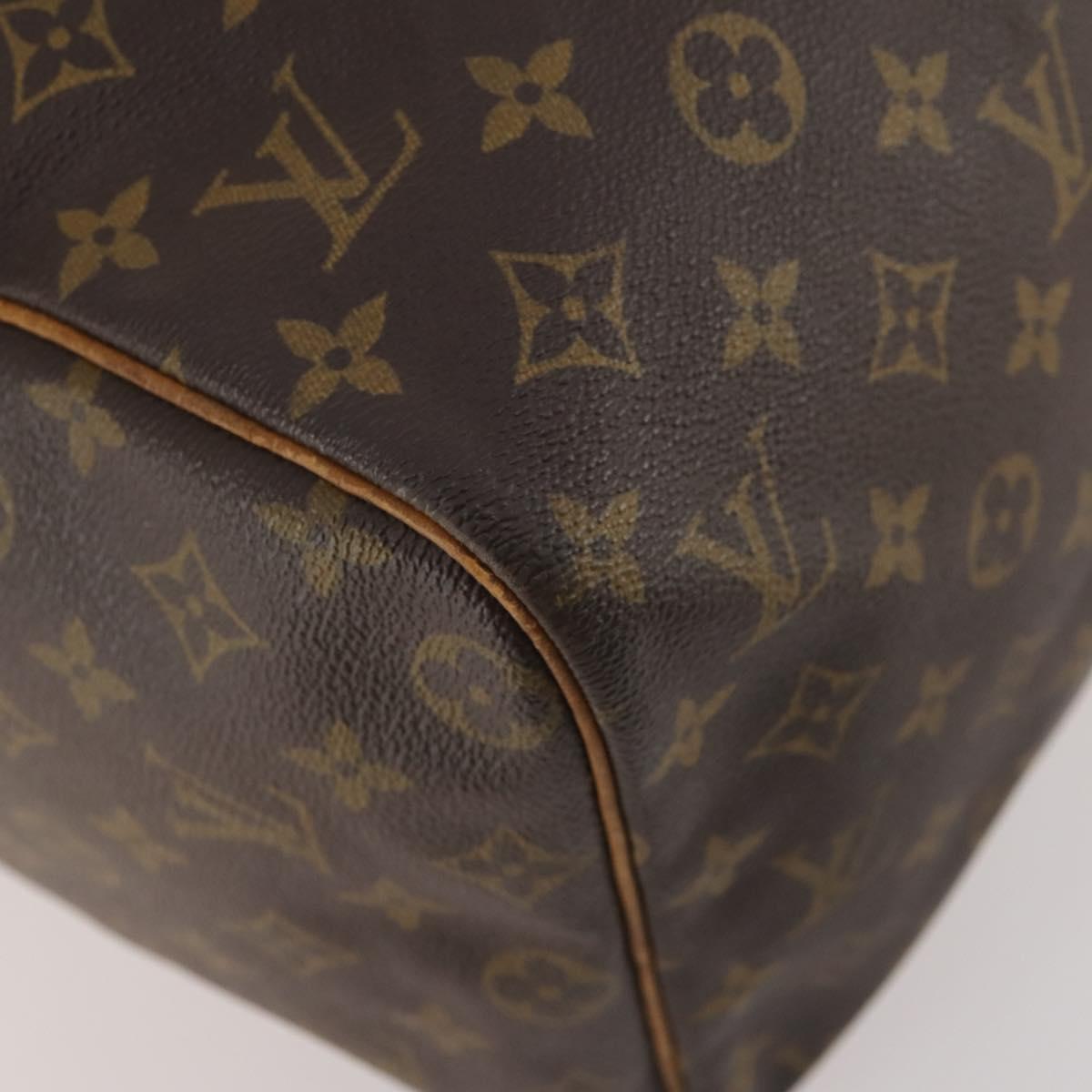 LOUIS VUITTON Monogram Sac Souple 45 Boston Bag M41624 LV Auth 177204