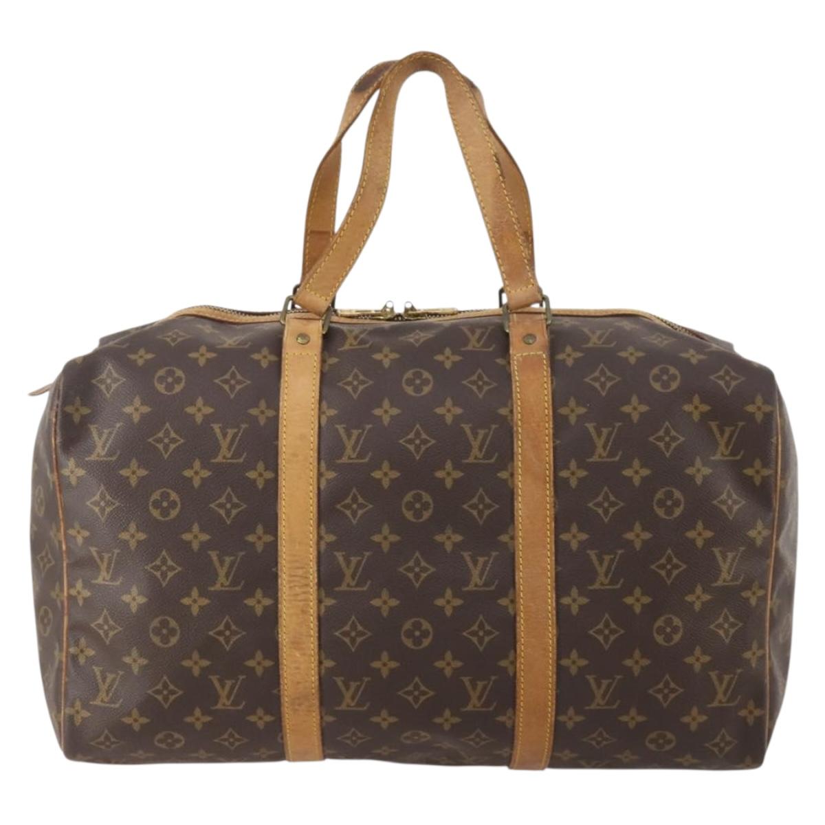 LOUIS VUITTON Monogram Sac Souple 45 Boston Bag M41624 LV Auth 177204