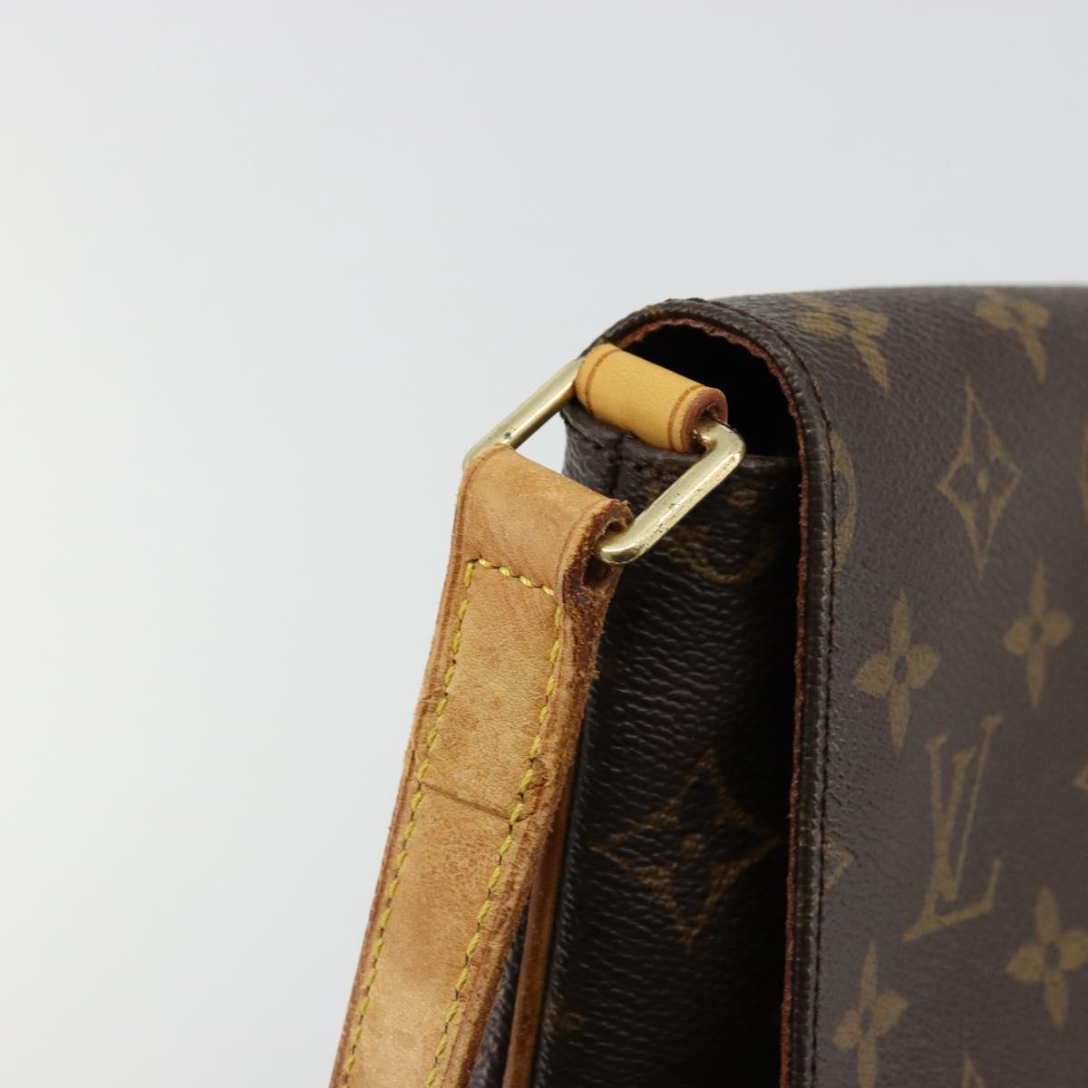 LOUIS VUITTON Monogram Musette Tango Long Strap Shoulder Bag M51388 Auth 177209