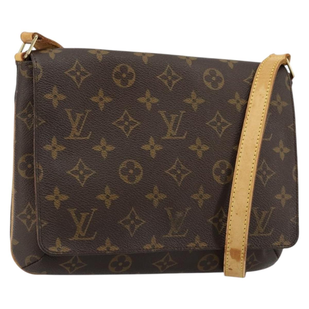 LOUIS VUITTON Monogram Musette Tango Long Strap Shoulder Bag M51388 Auth 177209