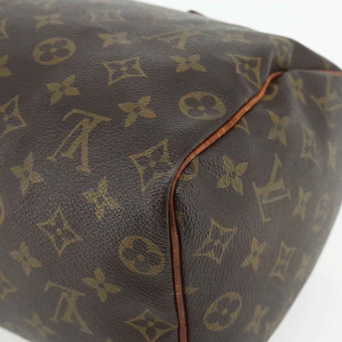 LOUIS VUITTON Monogram Speedy 25 Hand Bag M41528 LV Auth 177210
