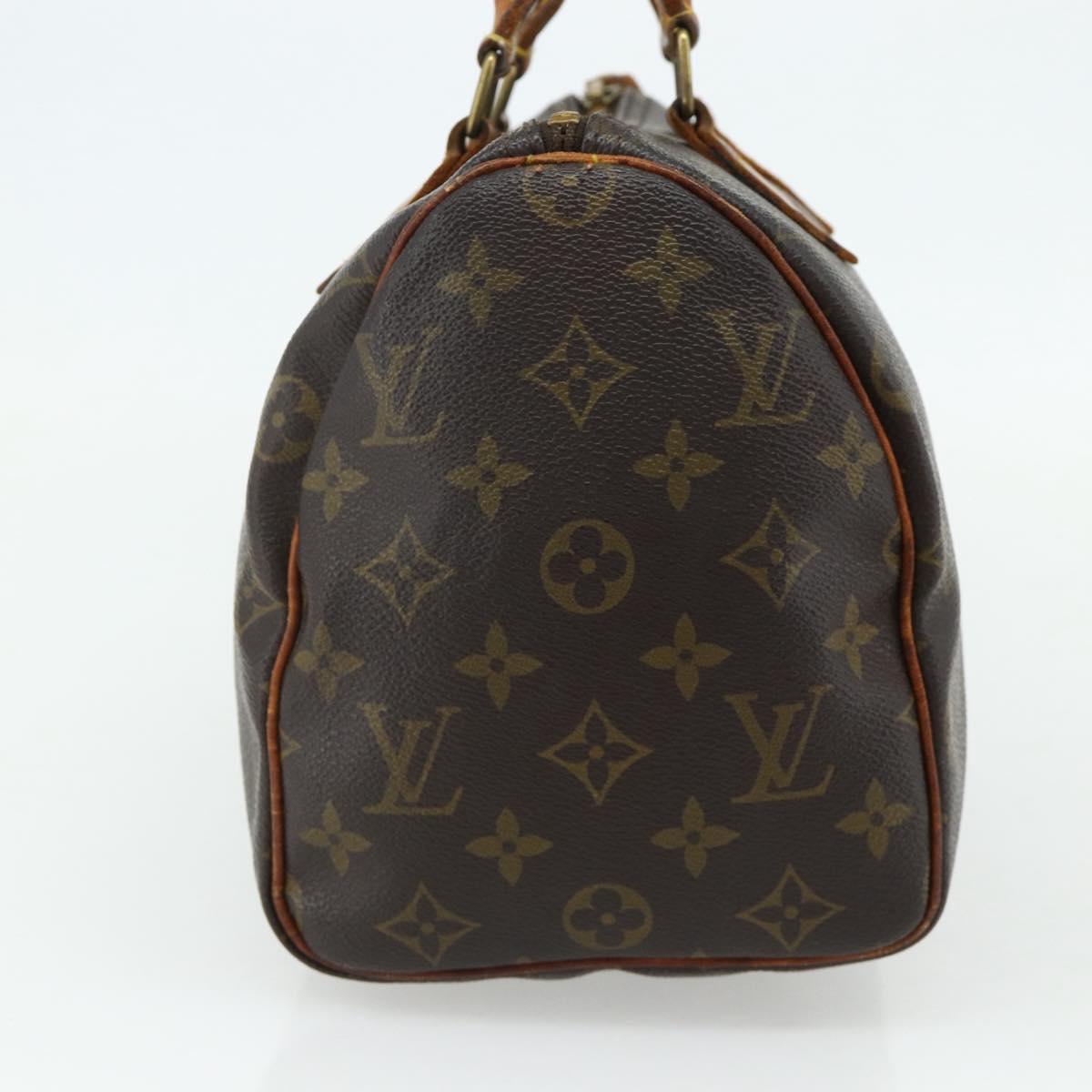 LOUIS VUITTON Monogram Speedy 25 Hand Bag M41528 LV Auth 177210