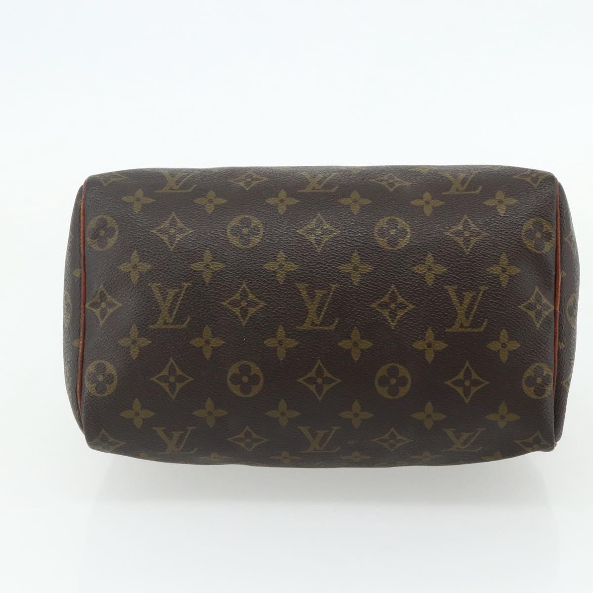 LOUIS VUITTON Monogram Speedy 25 Hand Bag M41528 LV Auth 177210