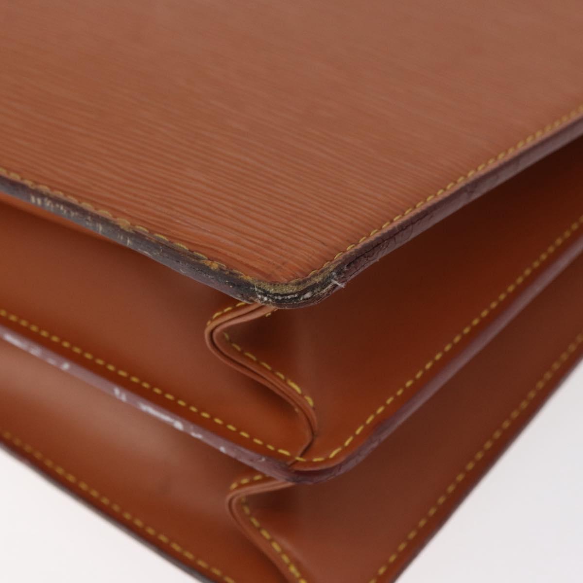 LOUIS VUITTON Epi Serviette Conseiller Briefcase Zipangu Gold M54428 Auth 177213