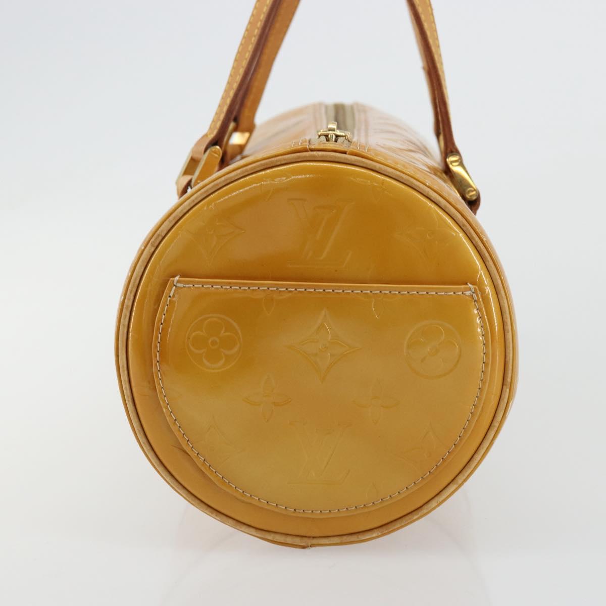 LOUIS VUITTON Monogram Vernis Bedford Hand Bag Beige M91006 LV Auth 177215