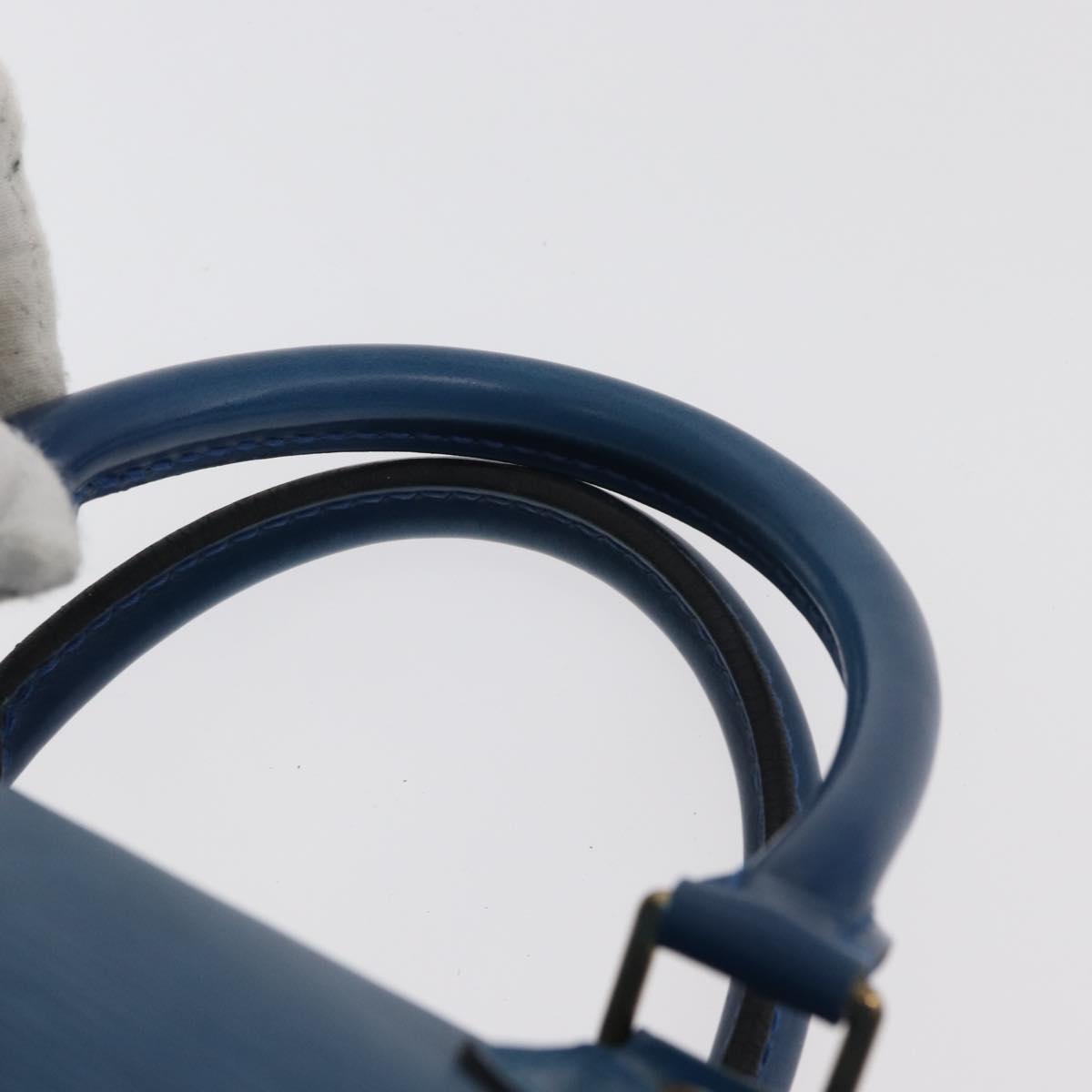 LOUIS VUITTON Epi Speedy 30 Hand Bag Toledo Blue M43005 LV Auth 177225A