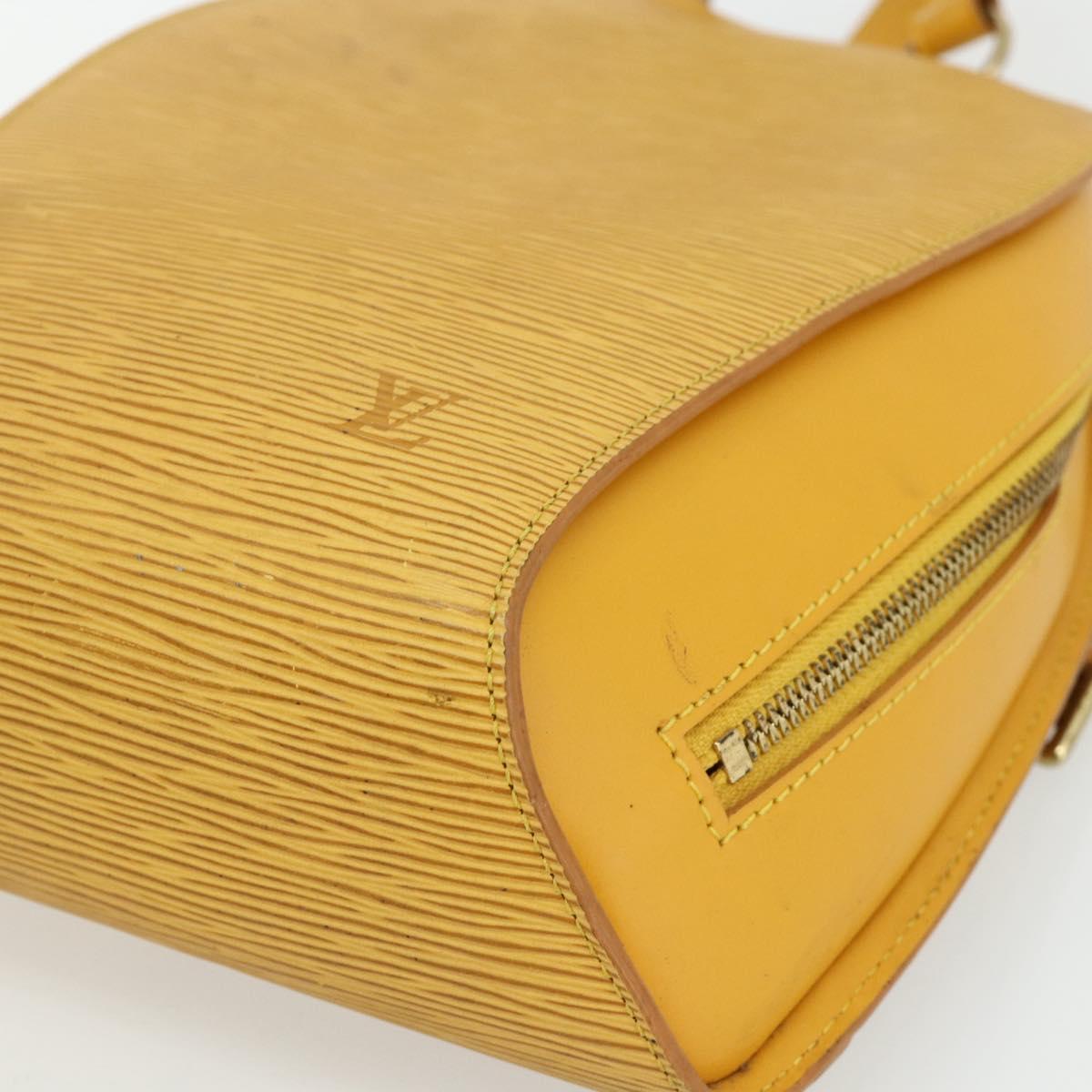 LOUIS VUITTON Epi Mabillon Backpack Yellow M52239 LV Auth 177227