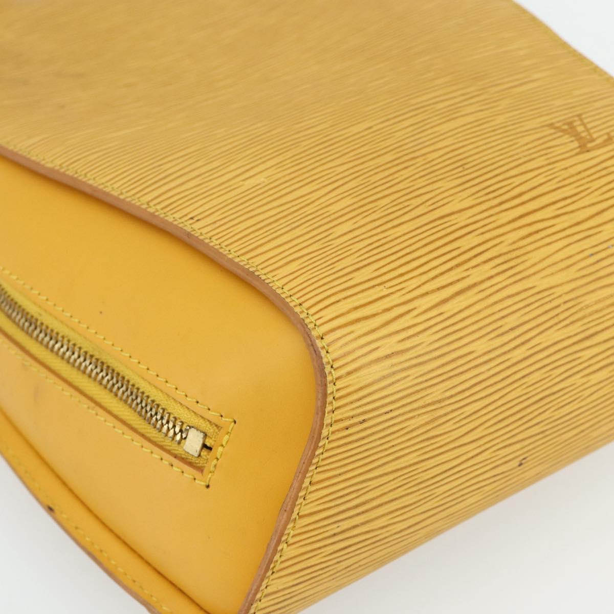 LOUIS VUITTON Epi Mabillon Backpack Yellow M52239 LV Auth 177227