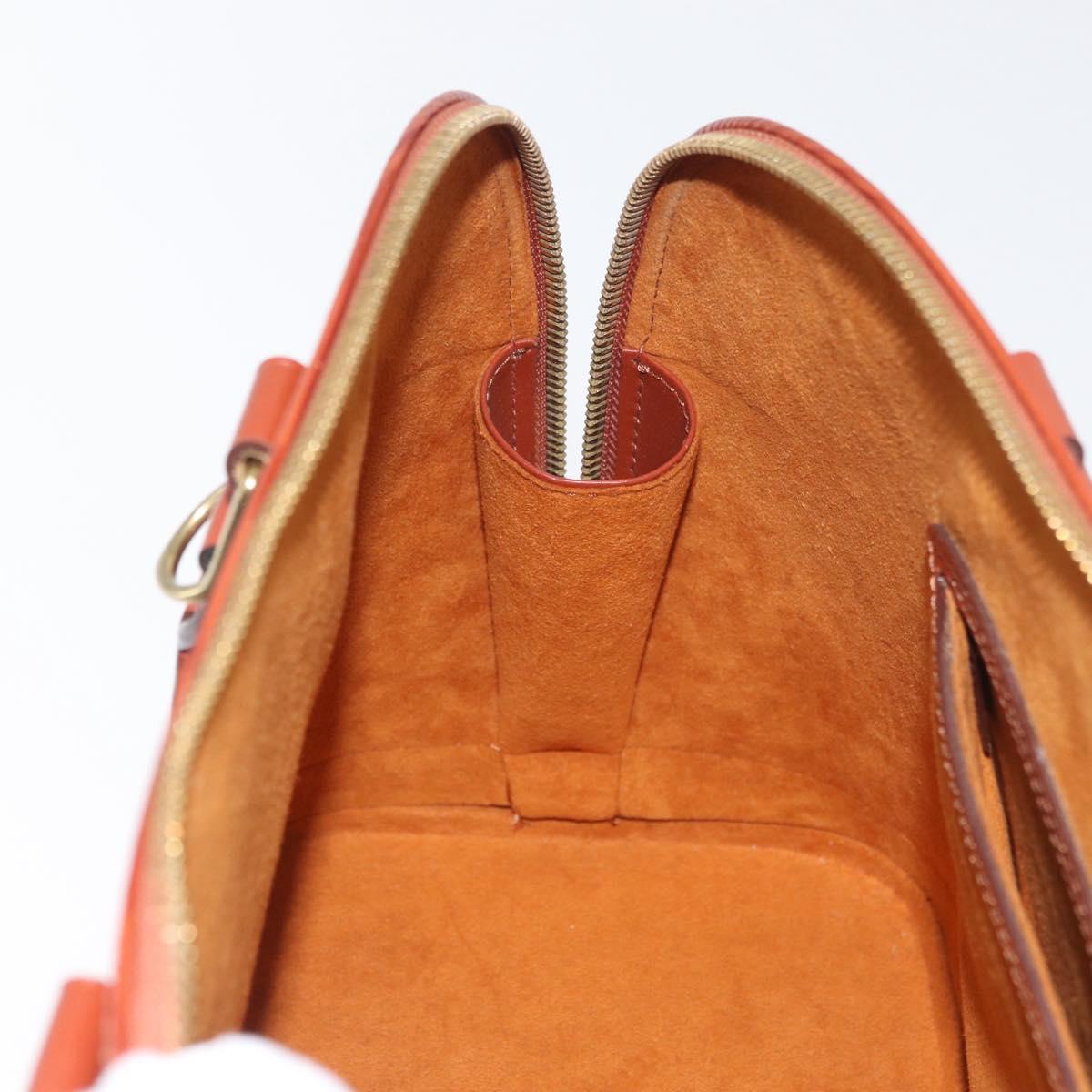LOUIS VUITTON Epi Alma Hand Bag Brown M52143 LV Auth 177229A