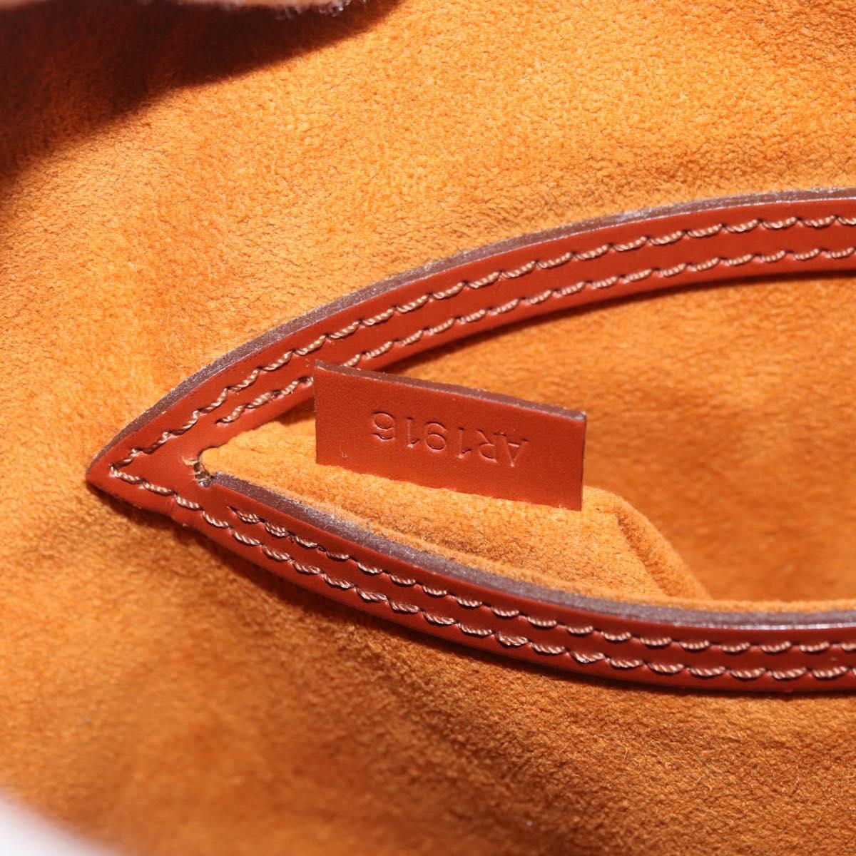 LOUIS VUITTON Epi Alma Hand Bag Brown M52143 LV Auth 177229A