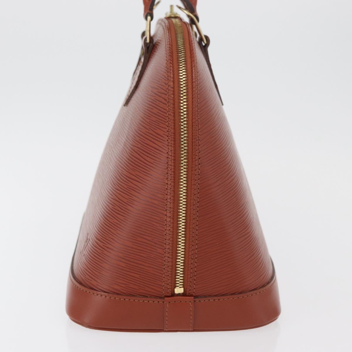 LOUIS VUITTON Epi Alma Hand Bag Brown M52143 LV Auth 177229A