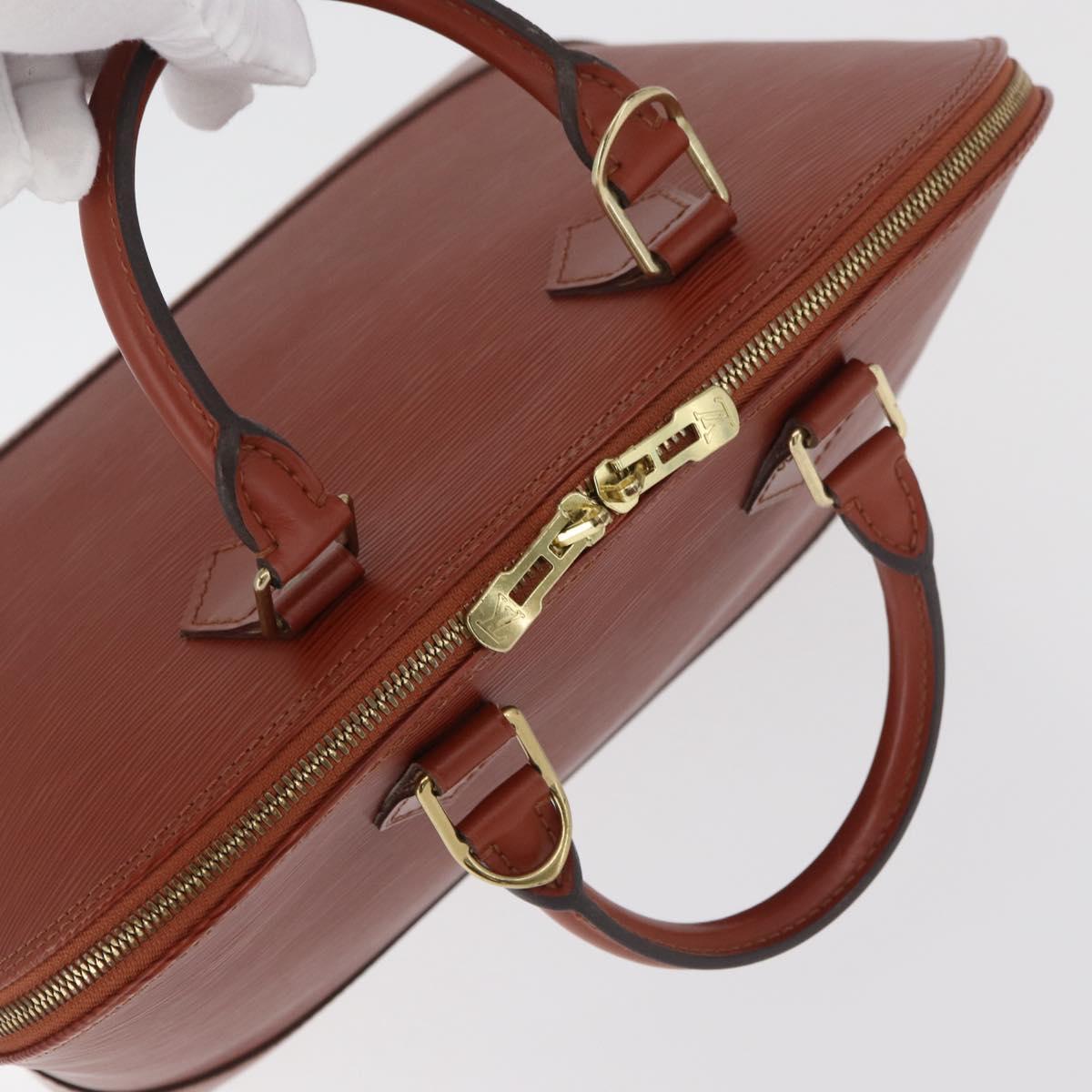 LOUIS VUITTON Epi Alma Hand Bag Brown M52143 LV Auth 177229A