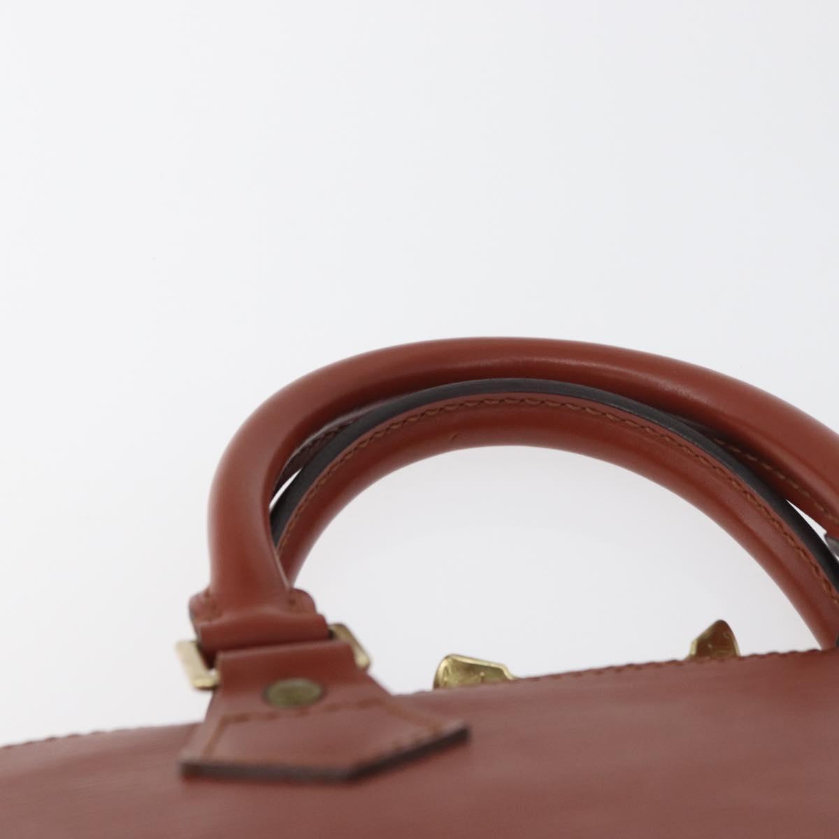 LOUIS VUITTON Epi Alma Hand Bag Brown M52143 LV Auth 177229A