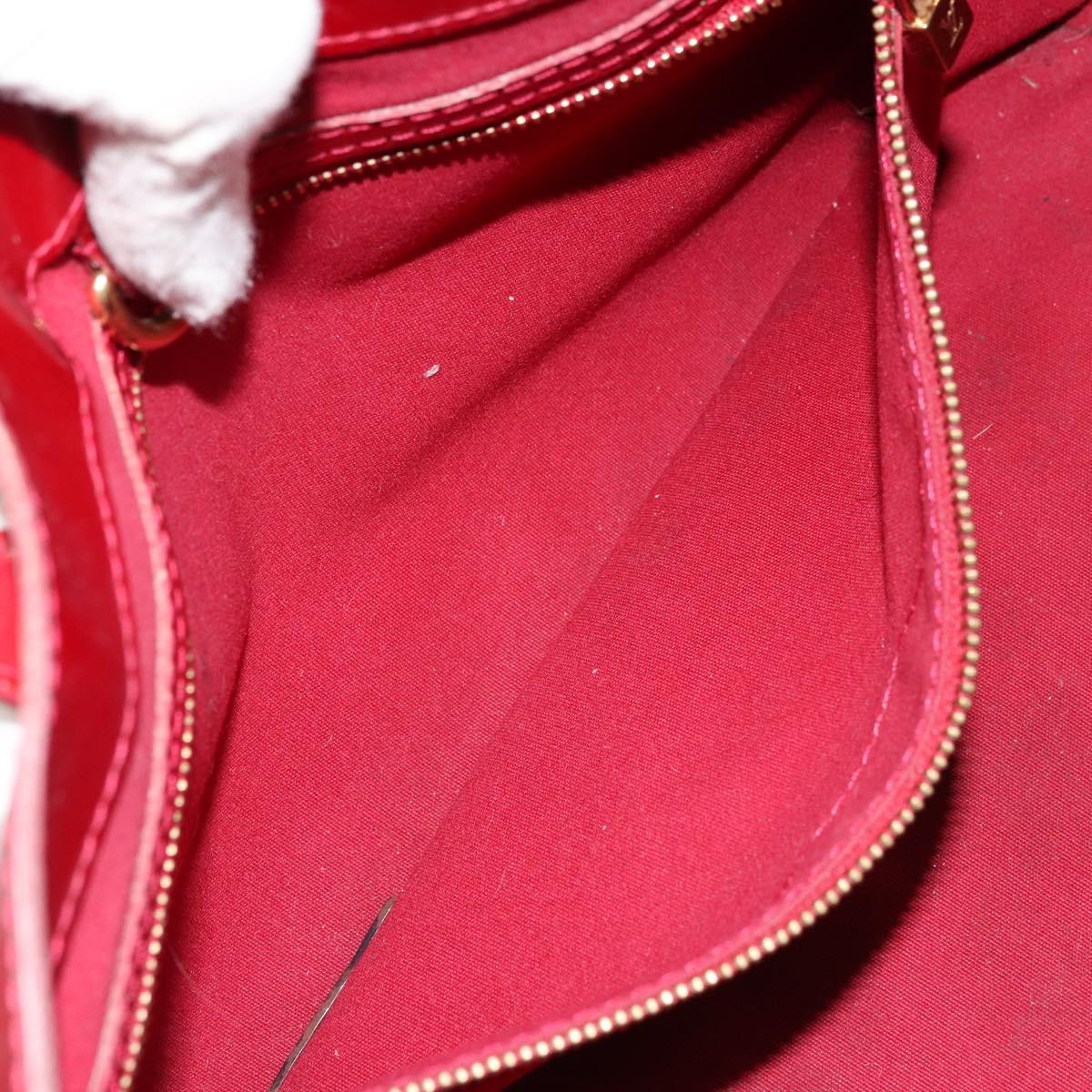 LOUIS VUITTON Monogram Vernis Wilshire PM Bag Pomme D'amour M93642 Auth 177241