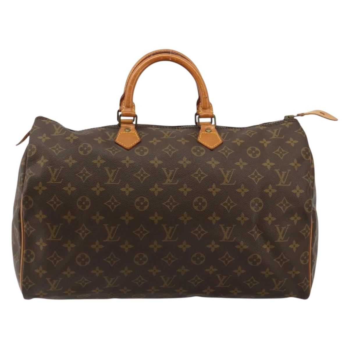 LOUIS VUITTON Monogram Speedy 40 Hand Bag M41522 LV Auth 177250A