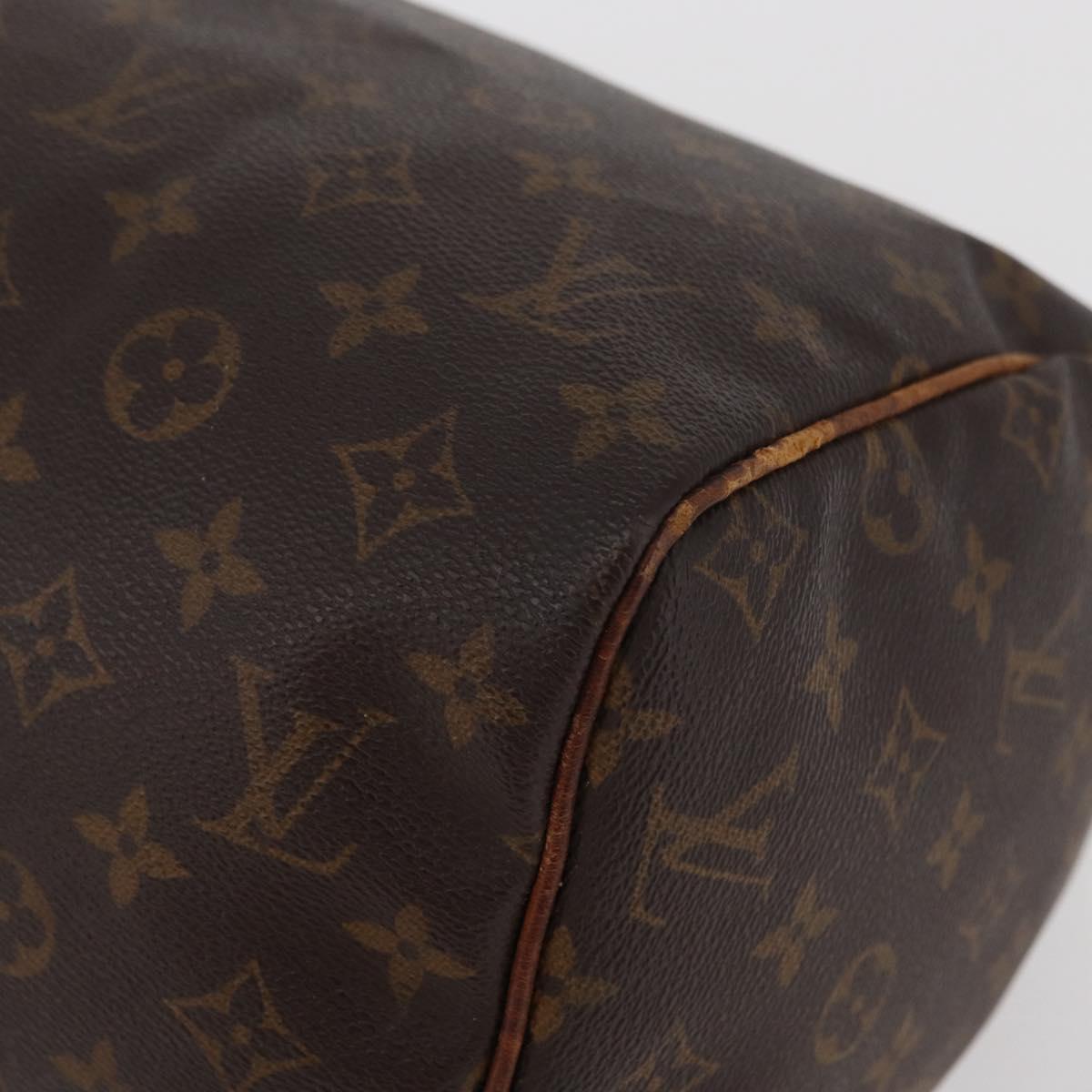 LOUIS VUITTON Monogram Speedy 30 Hand Bag M41526 LV Auth 177254