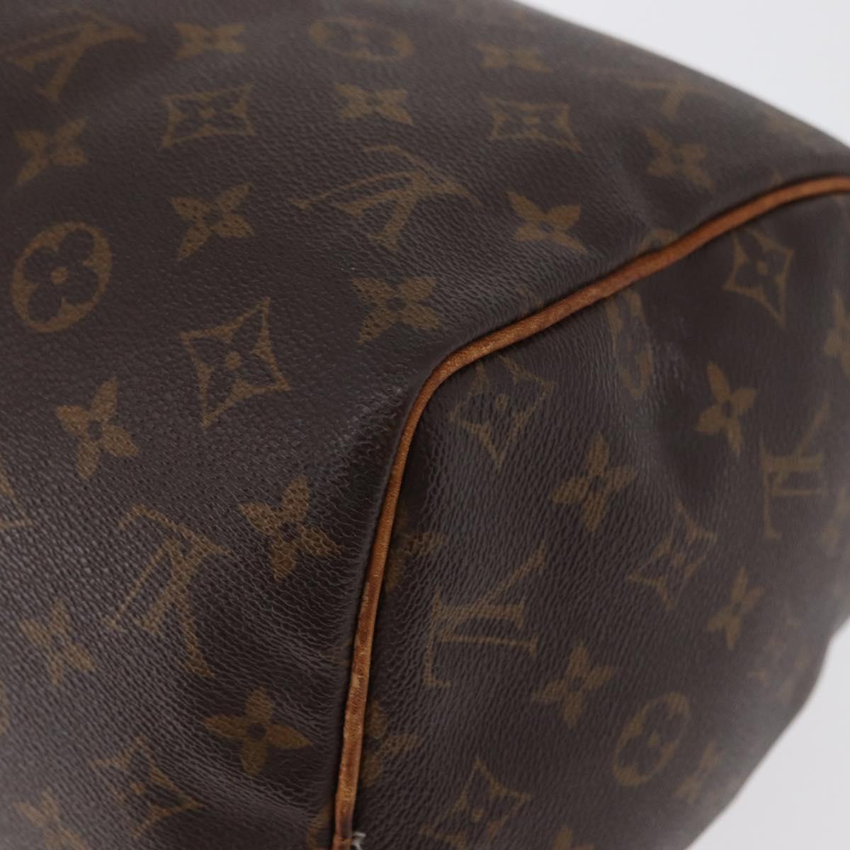 LOUIS VUITTON Monogram Speedy 30 Hand Bag M41526 LV Auth 177254