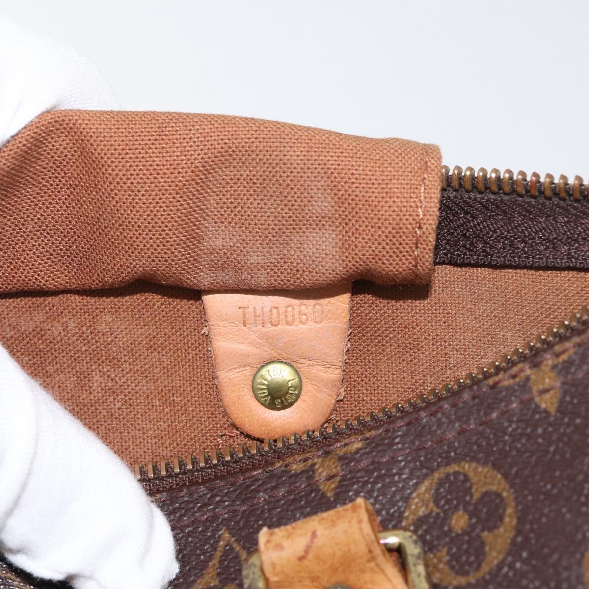 LOUIS VUITTON Monogram Speedy 30 Hand Bag M41526 LV Auth 177254