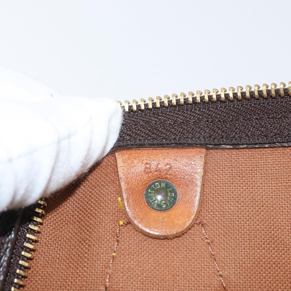 LOUIS VUITTON Monogram Speedy 35 Hand Bag M41524 LV Auth 177255A