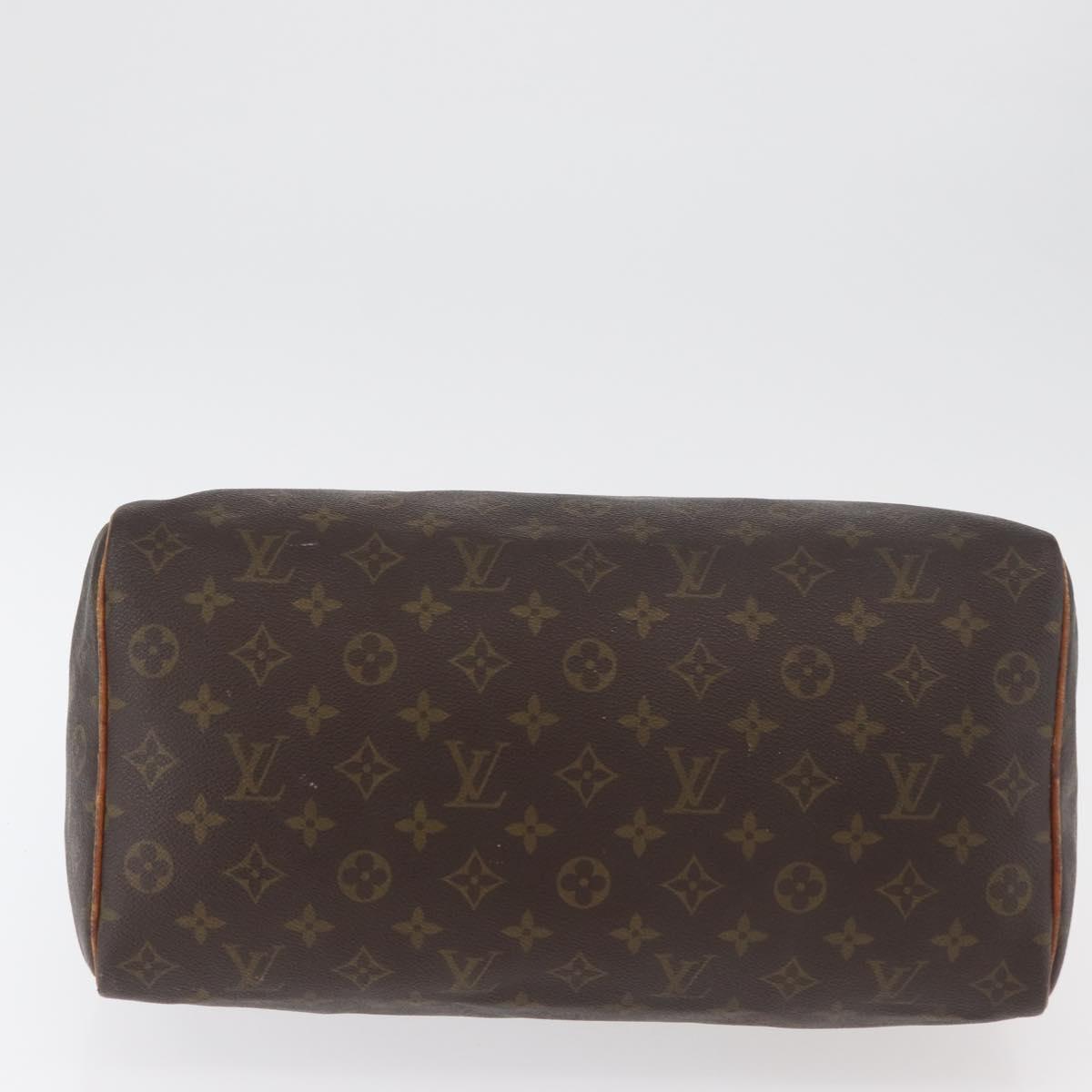 LOUIS VUITTON Monogram Speedy 35 Hand Bag M41524 LV Auth 177255A