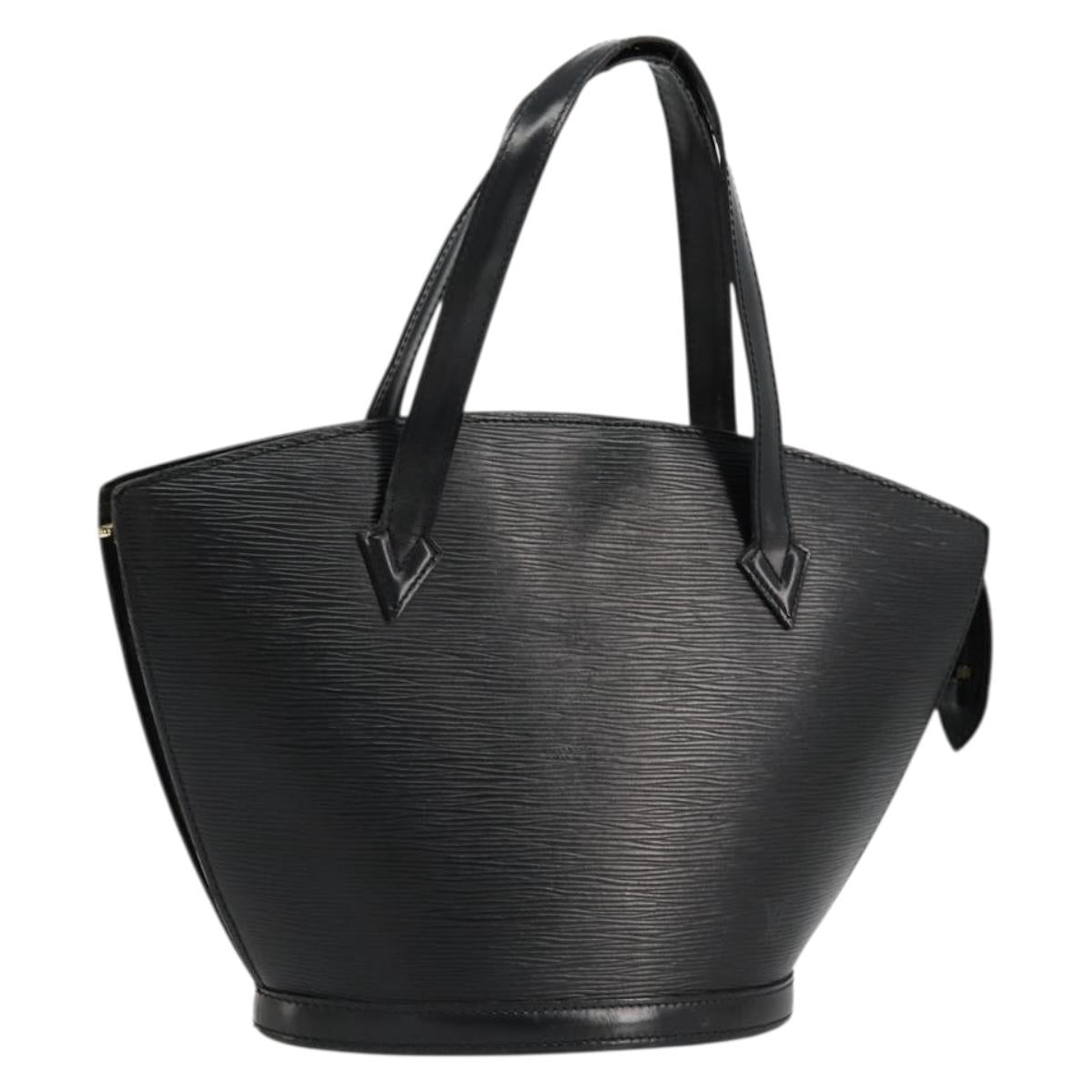 LOUIS VUITTON Epi Saint Jacques Shopping Shoulder Bag Black M52272 Auth 177261