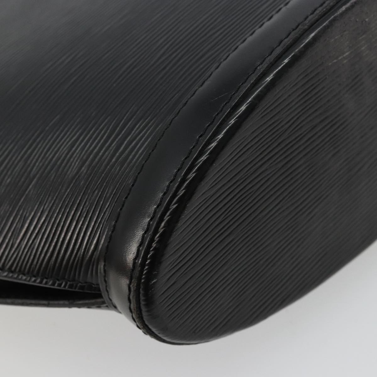 LOUIS VUITTON Epi Saint Jacques Shopping Shoulder Bag Black M52272 Auth 177261